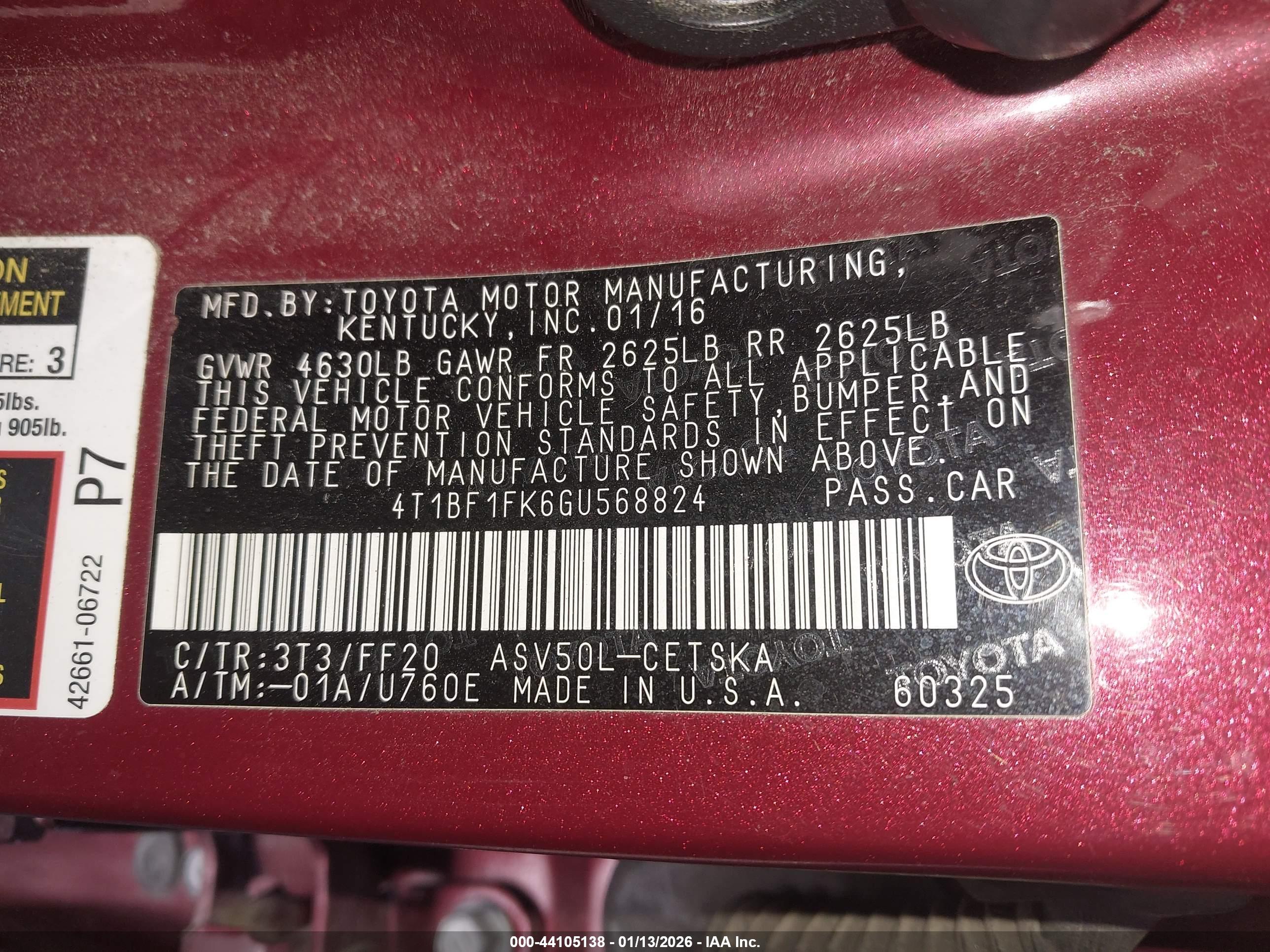 TOYOTA CAMRY image 9