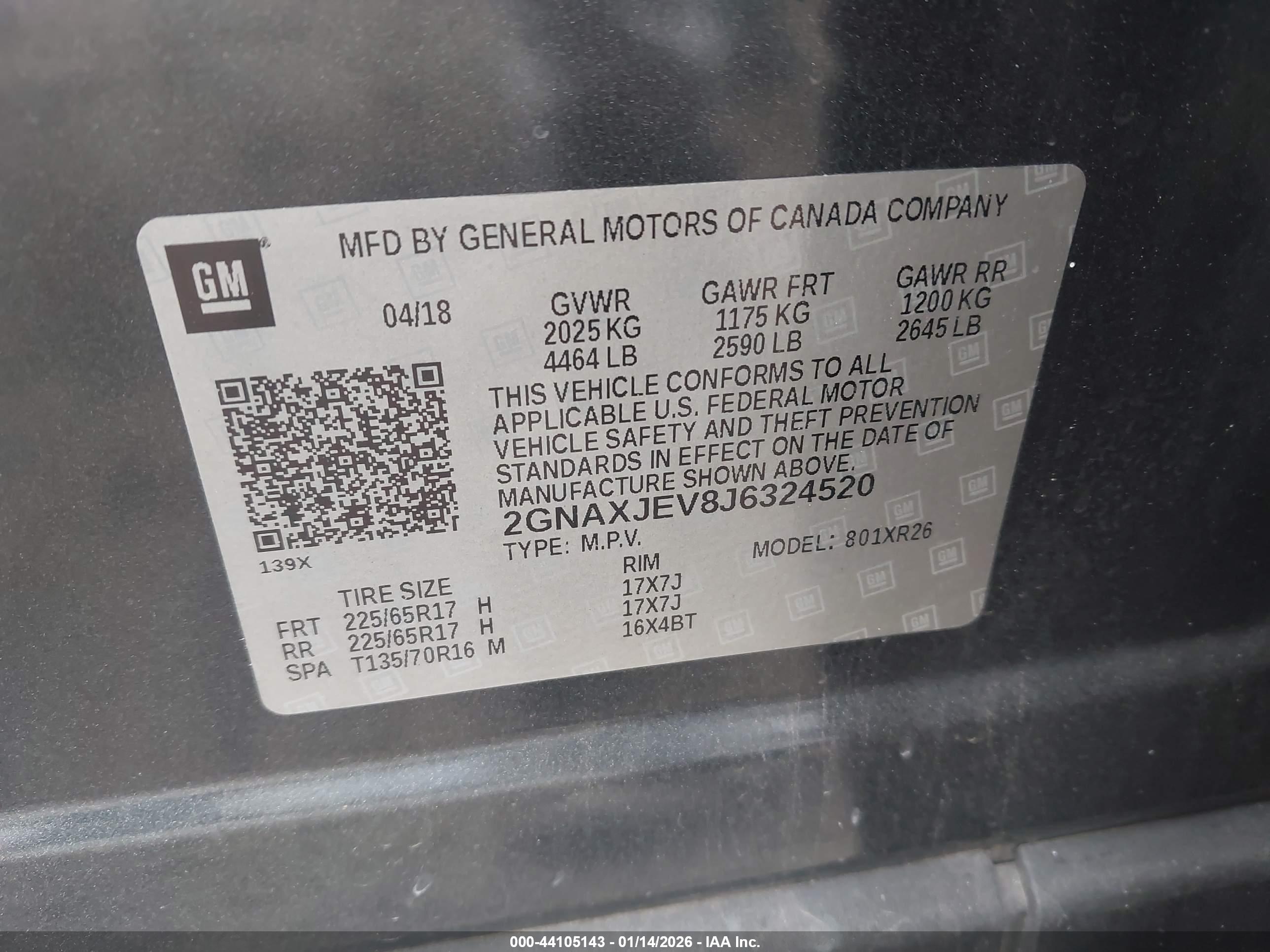 CHEVROLET EQUINOX image 9