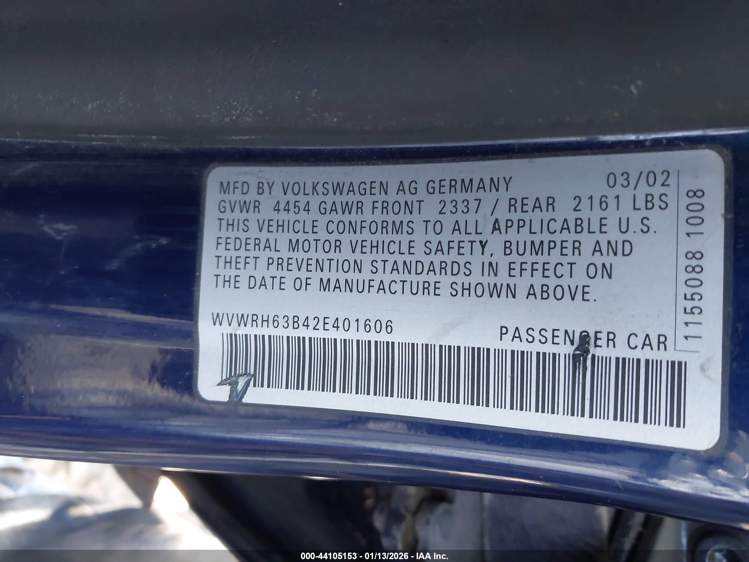 VOLKSWAGEN PASSAT image 9