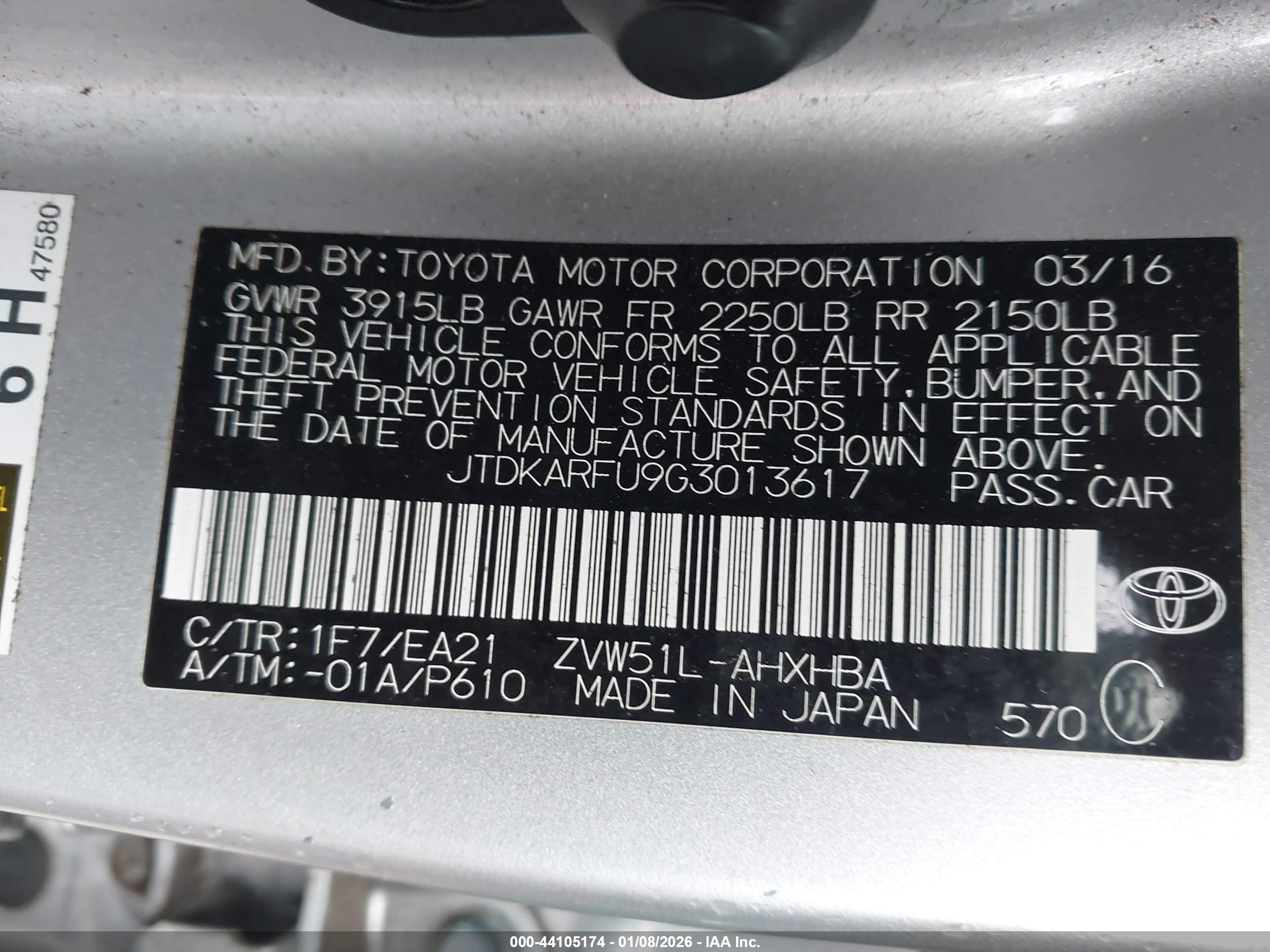 TOYOTA PRIUS image 9