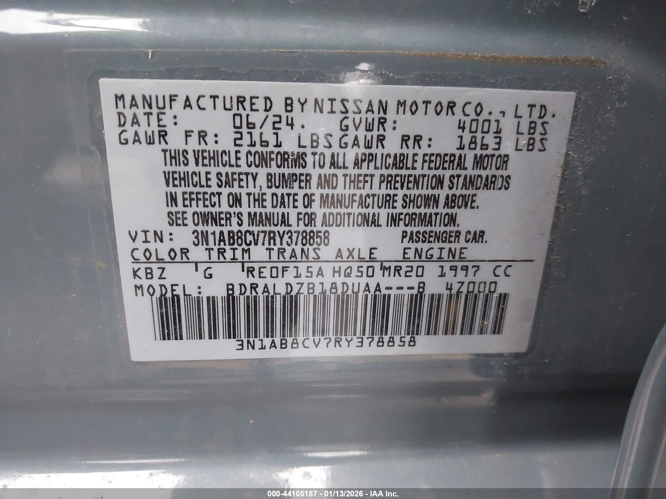 NISSAN SENTRA image 9