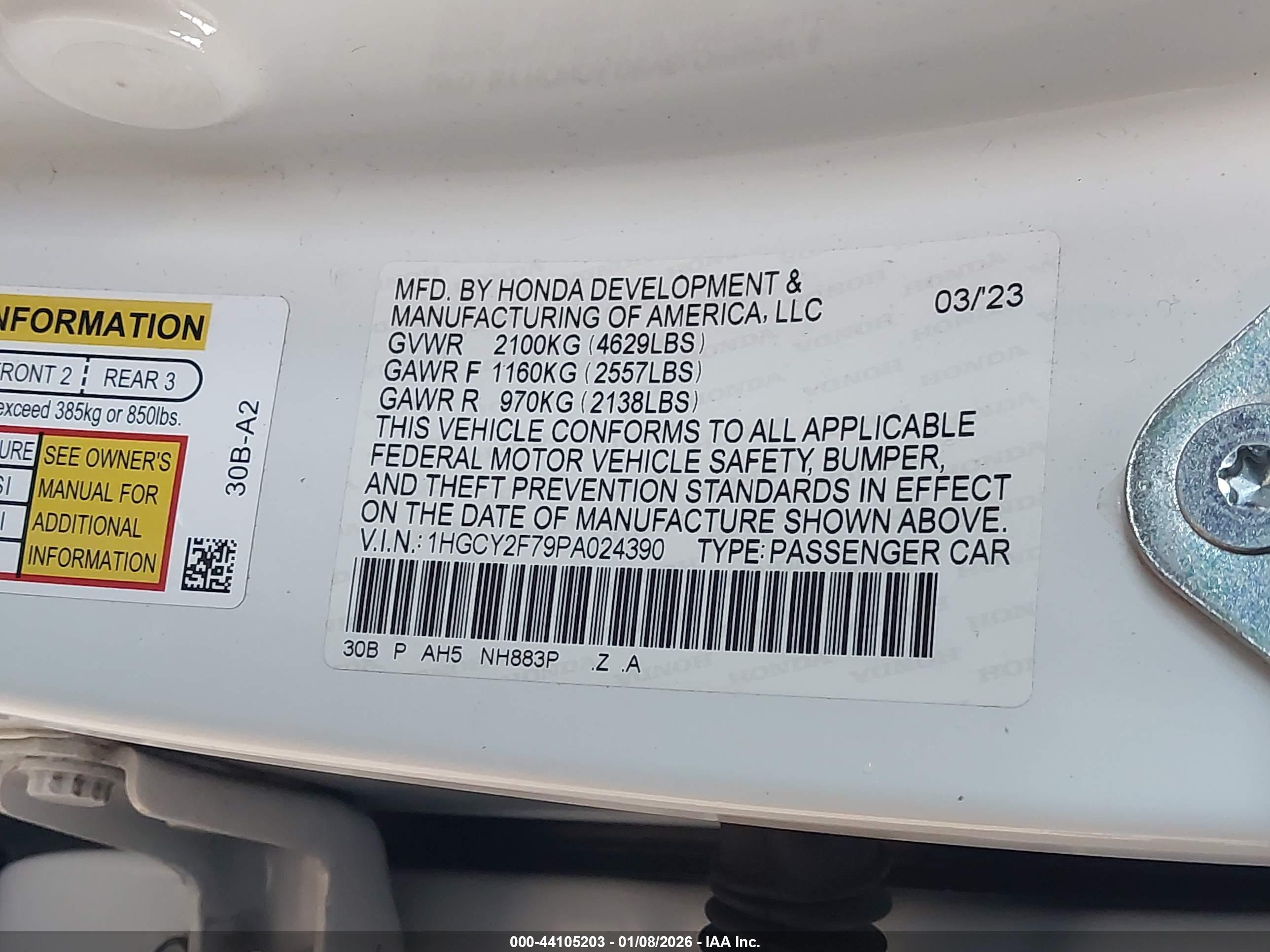 HONDA ACCORD image 9