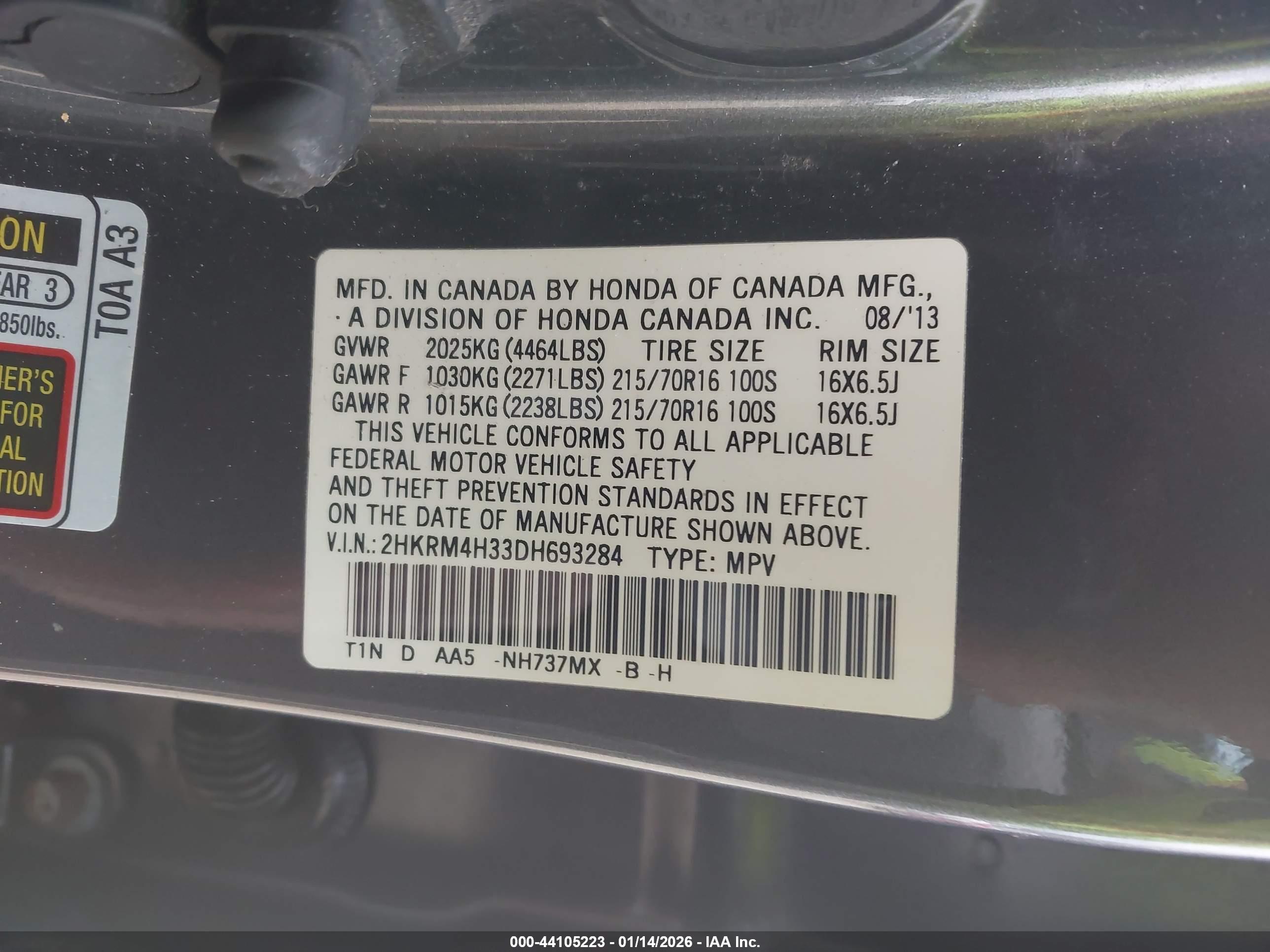 HONDA CR-V image 9