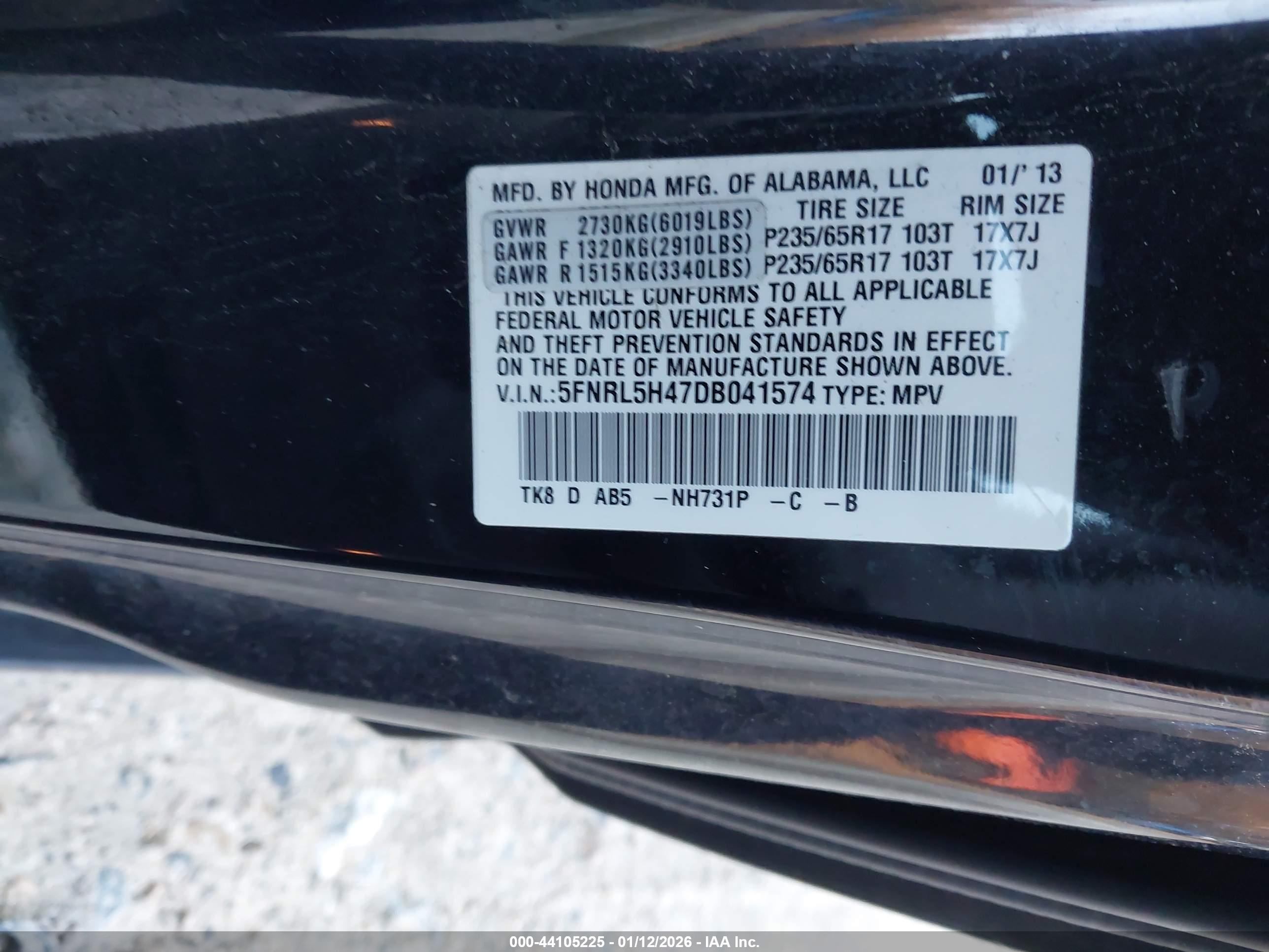 HONDA ODYSSEY image 9