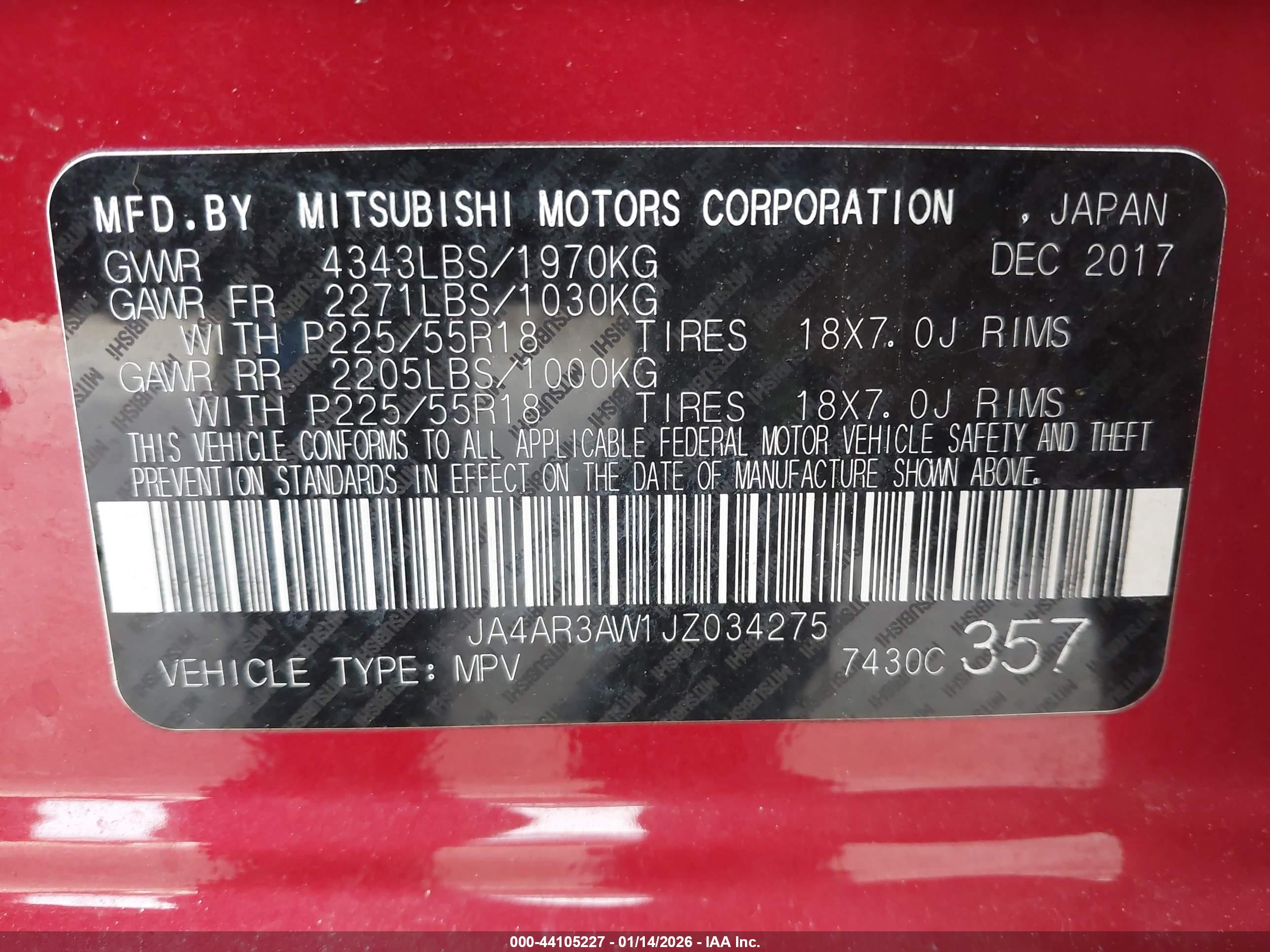 MITSUBISHI OUTLANDER image 9