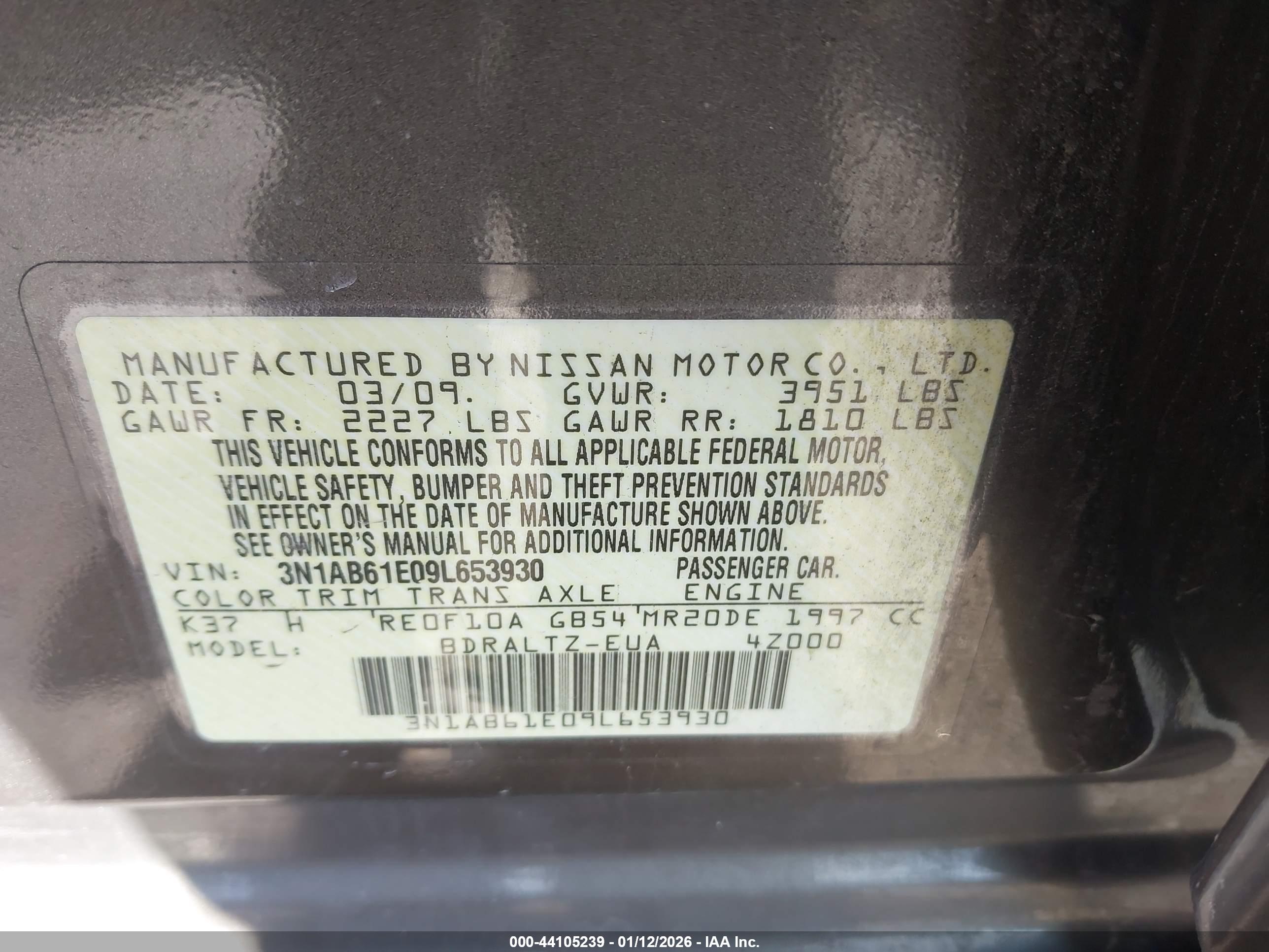 NISSAN SENTRA image 9