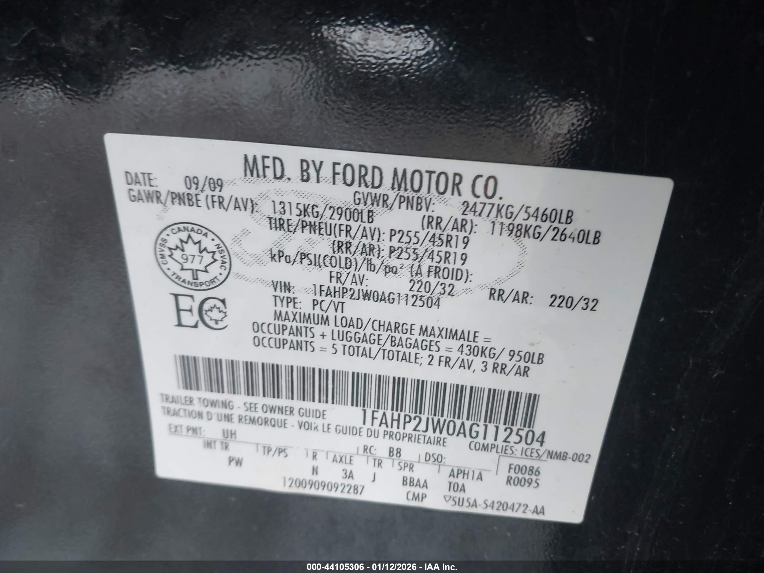 FORD TAURUS image 9
