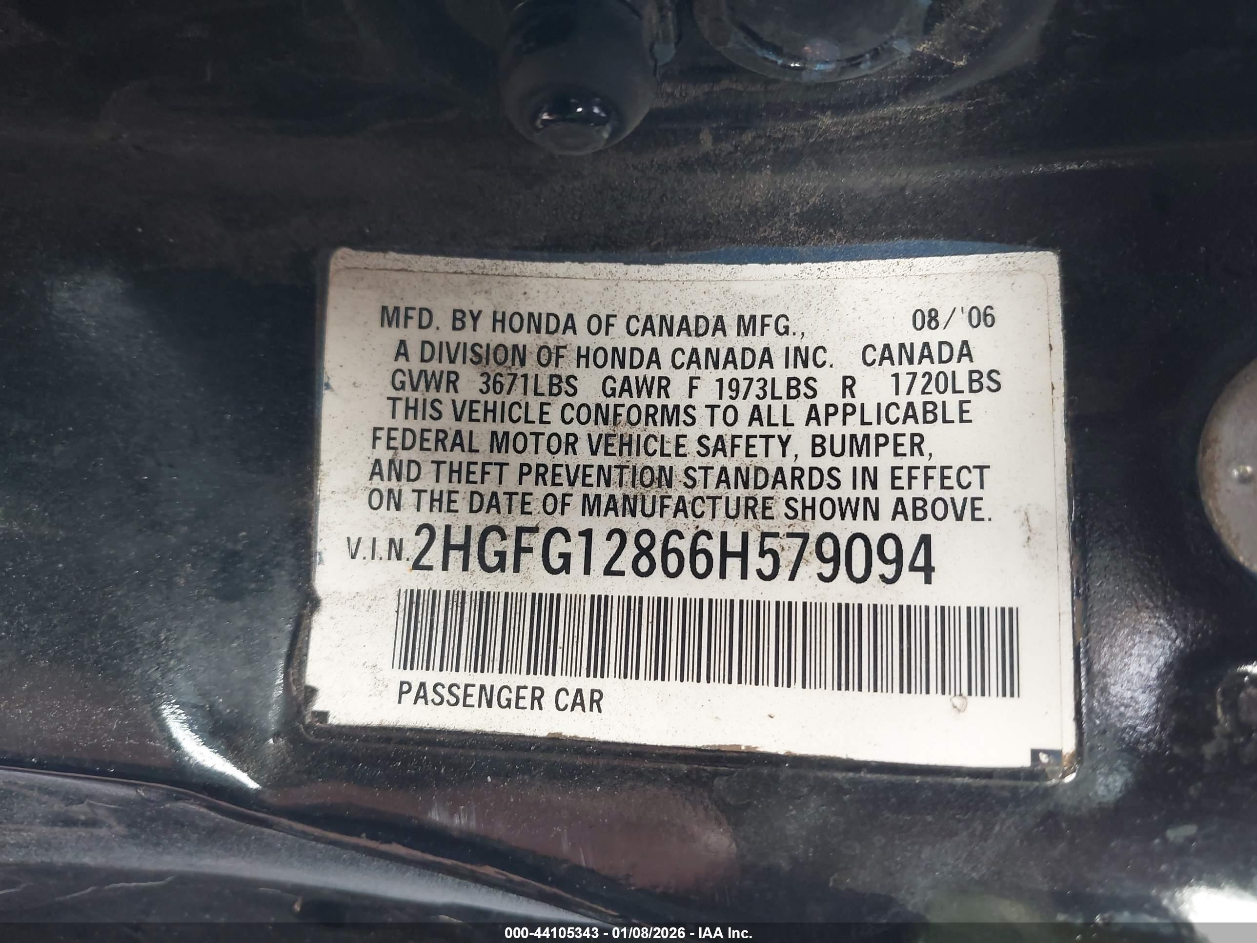 HONDA CIVIC image 9