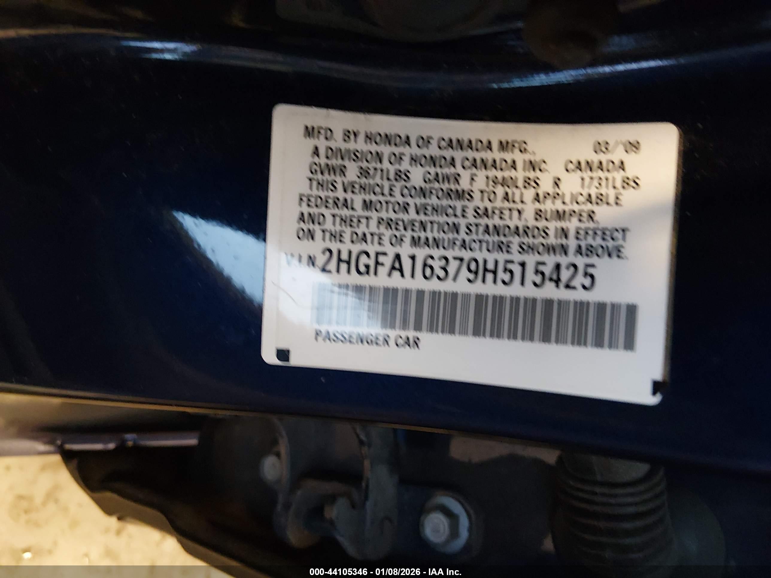 HONDA CIVIC image 9