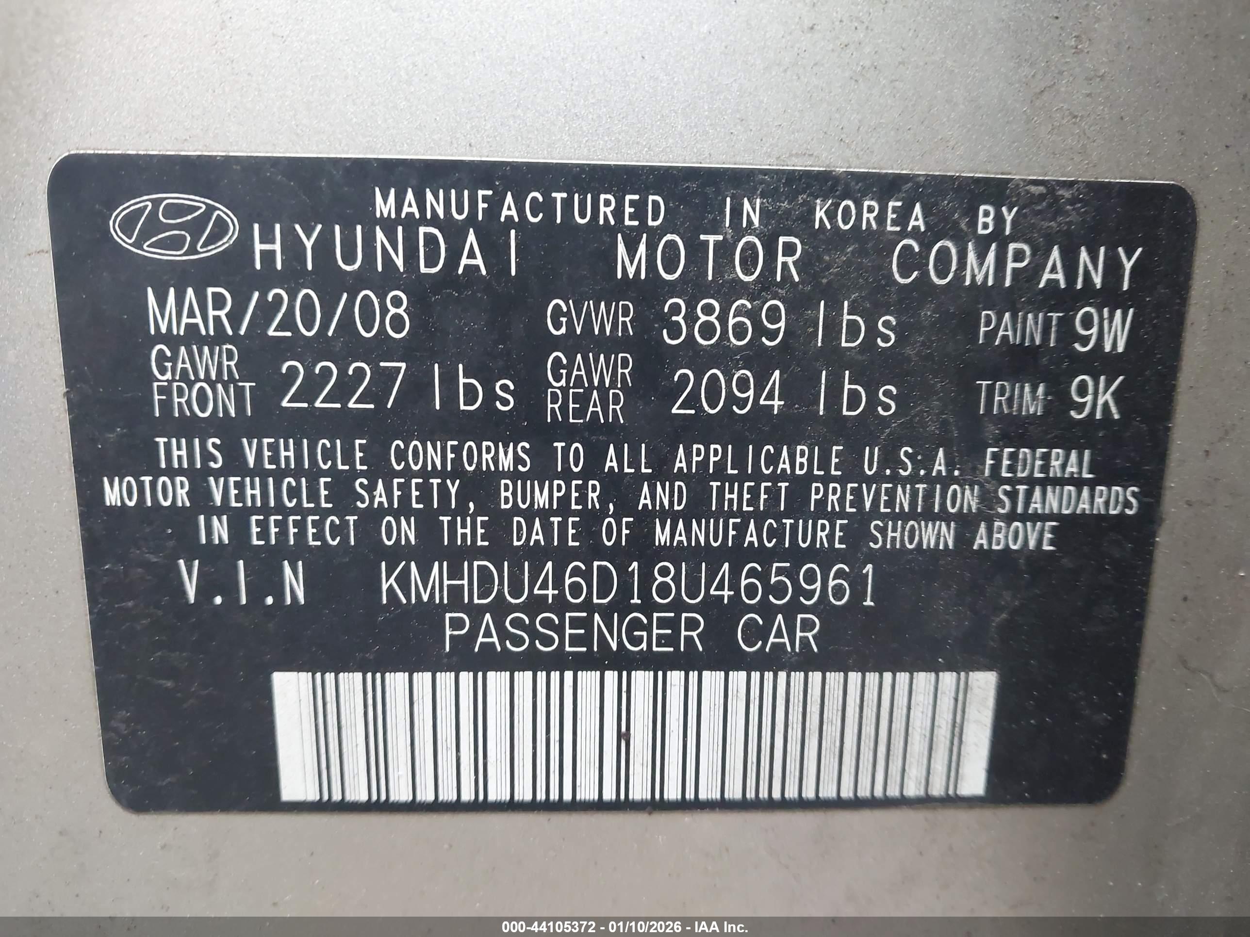 HYUNDAI ELANTRA image 9