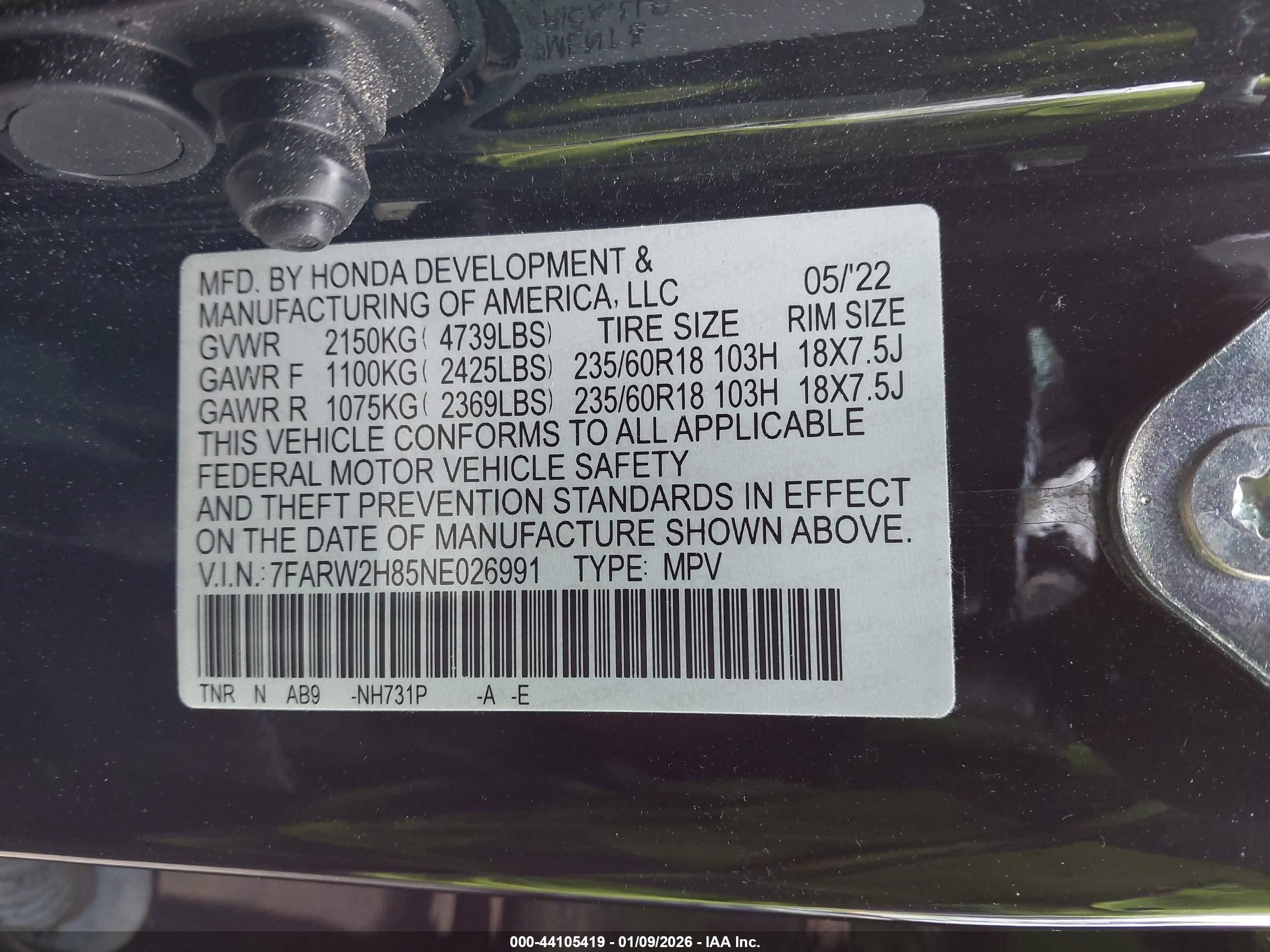 HONDA CR-V image 9