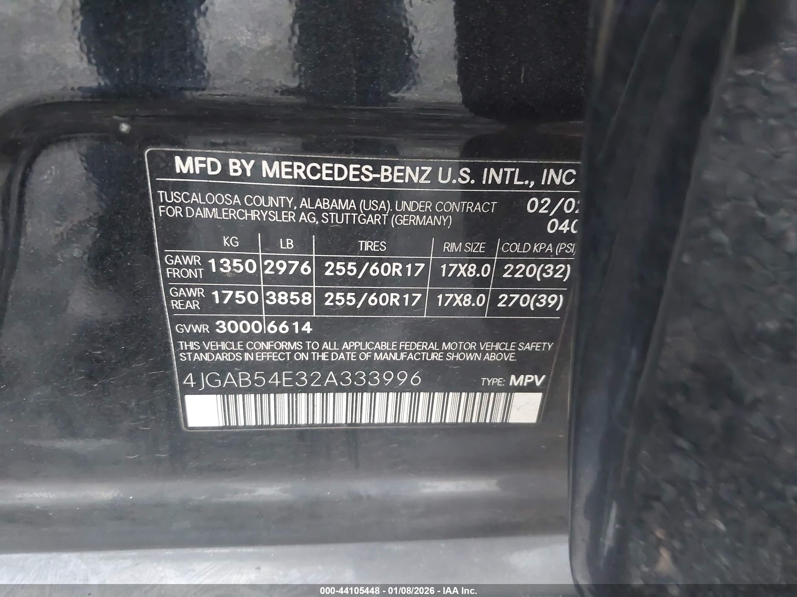 MERCEDES-BENZ ML image 9