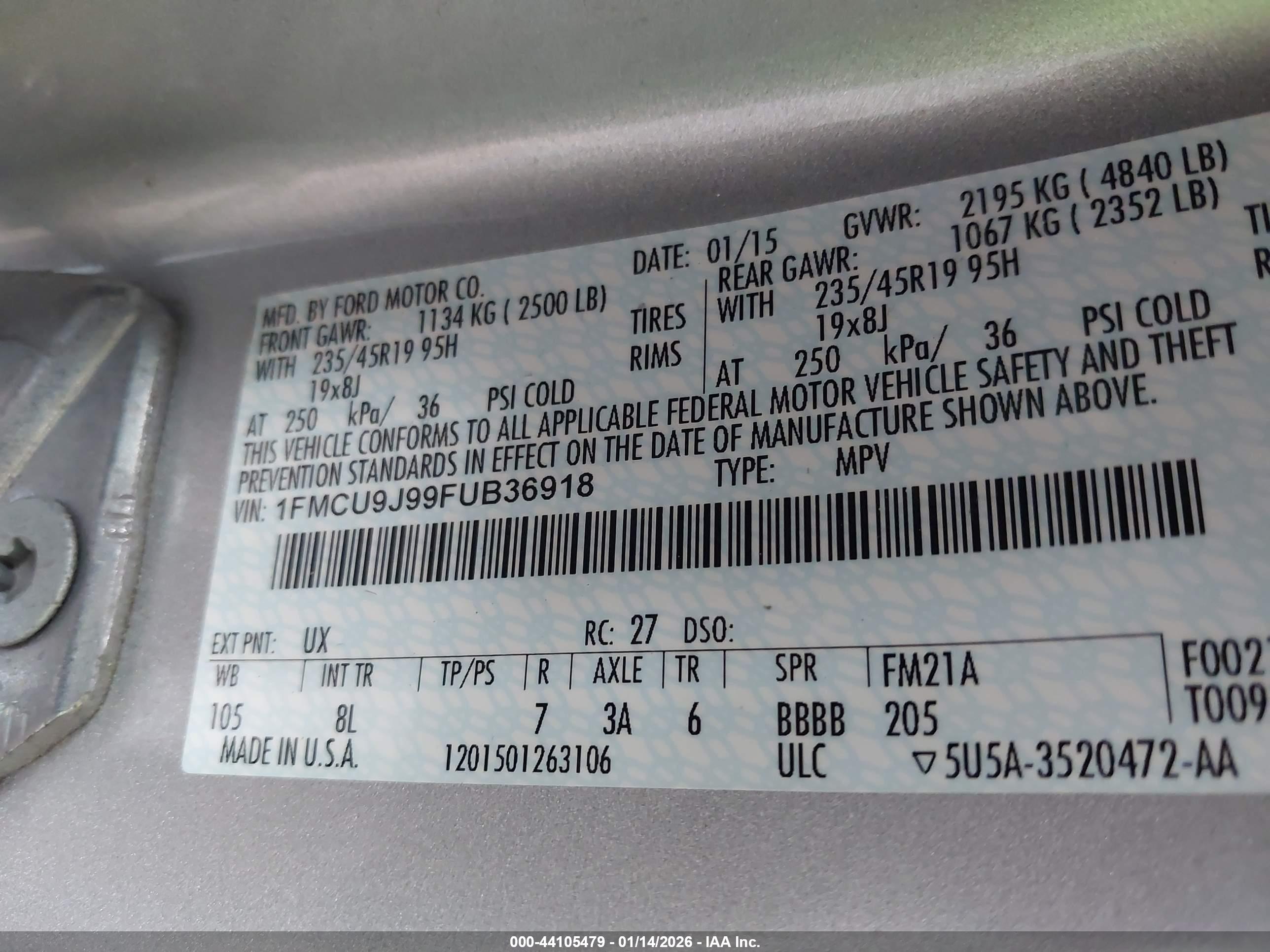 FORD ESCAPE image 9