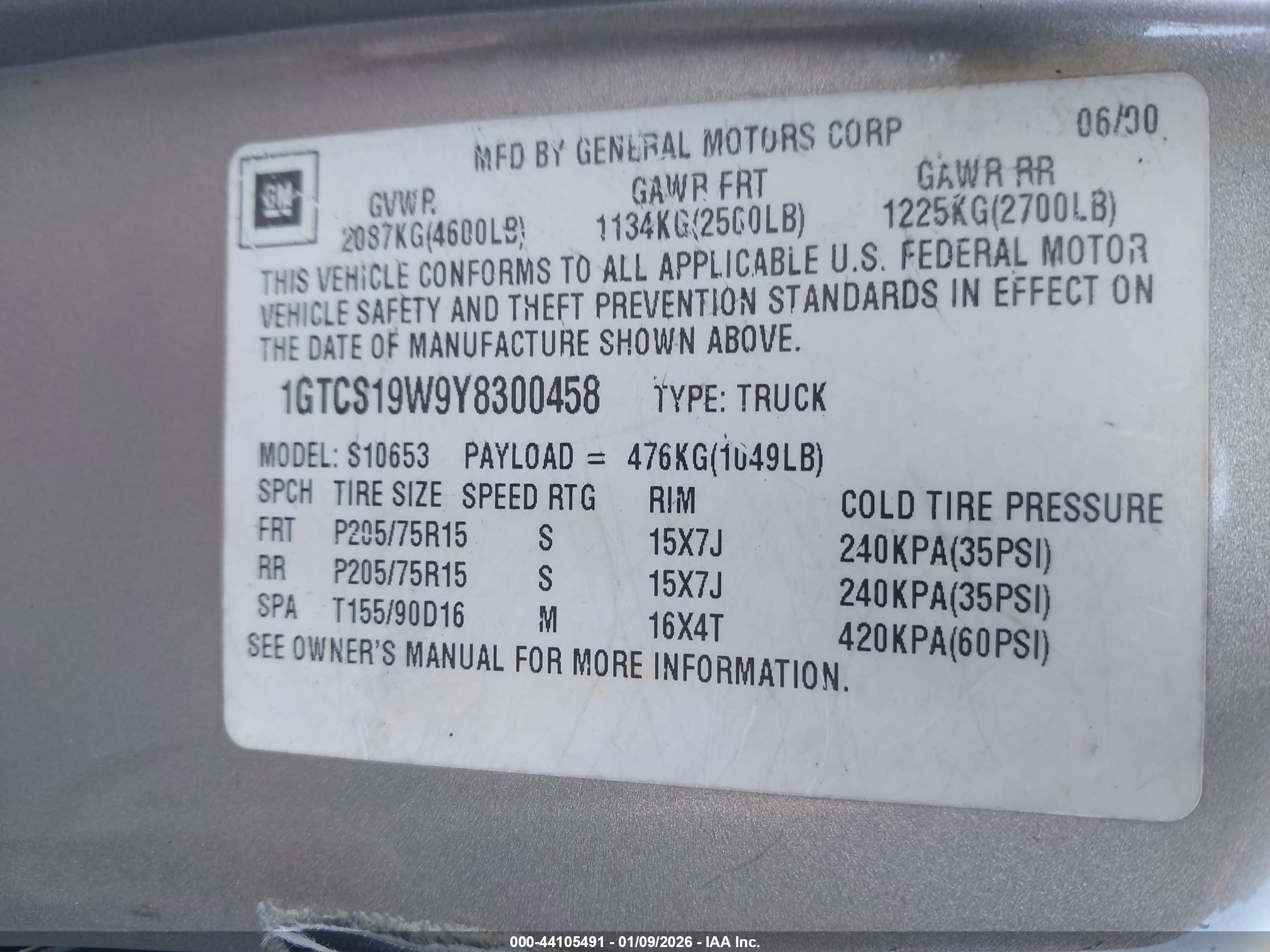 GMC SONOMA image 9