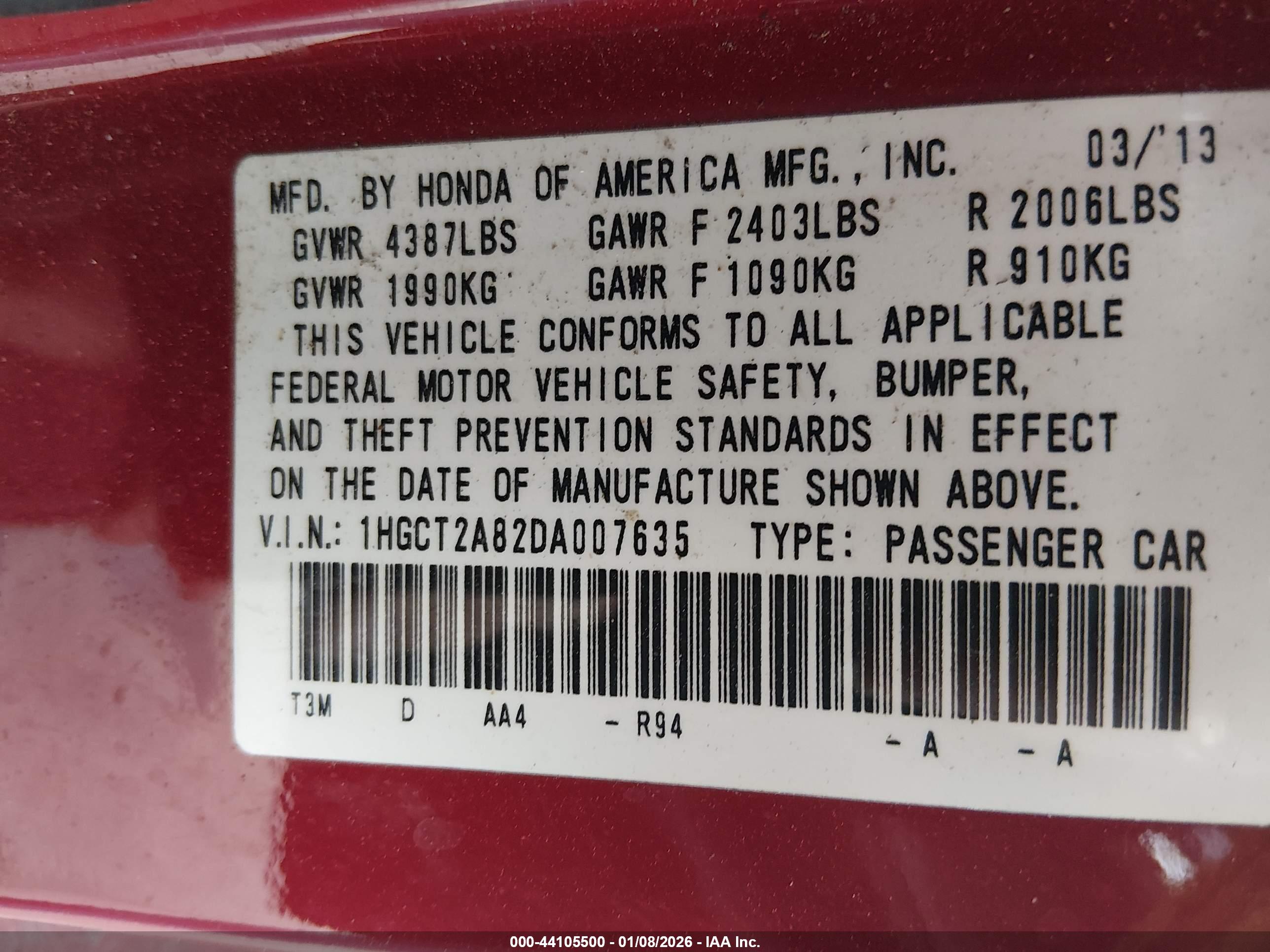 HONDA ACCORD image 9