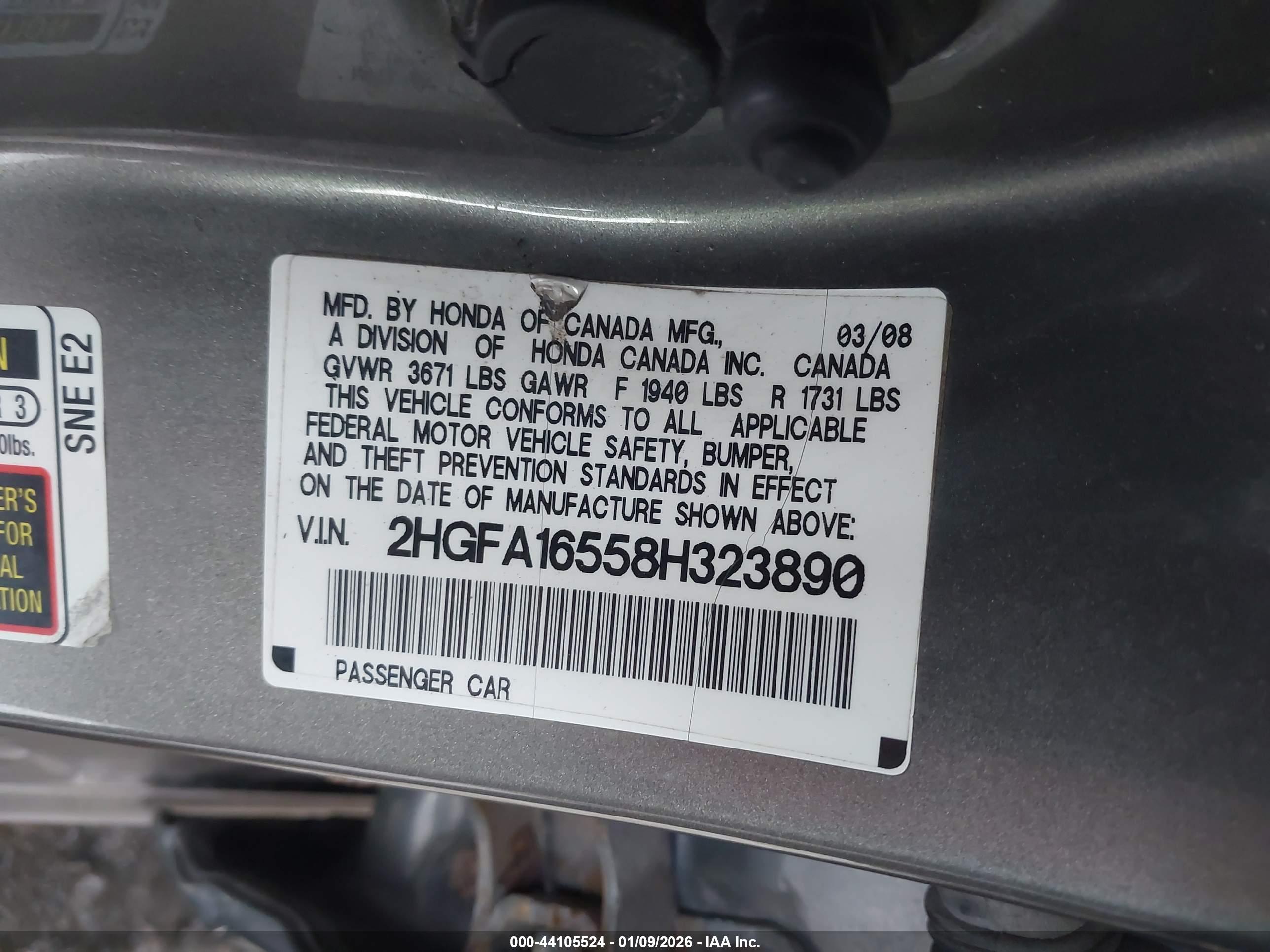 HONDA CIVIC image 9