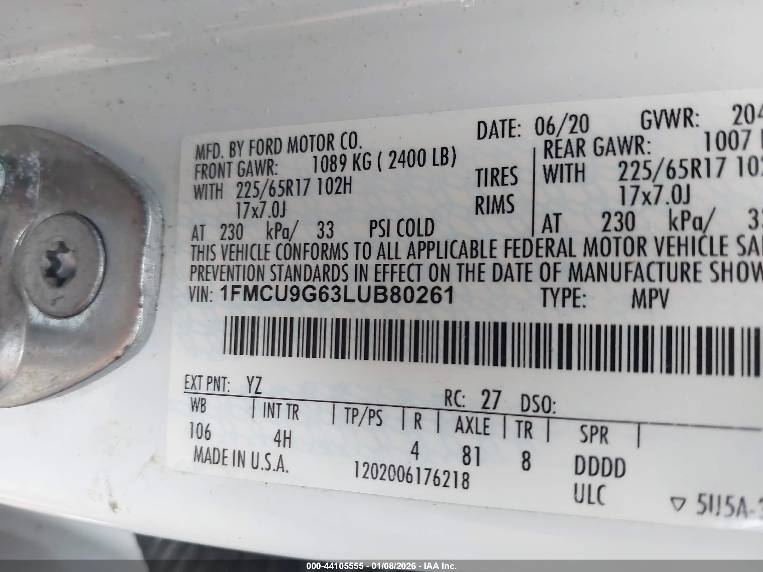 FORD ESCAPE image 9