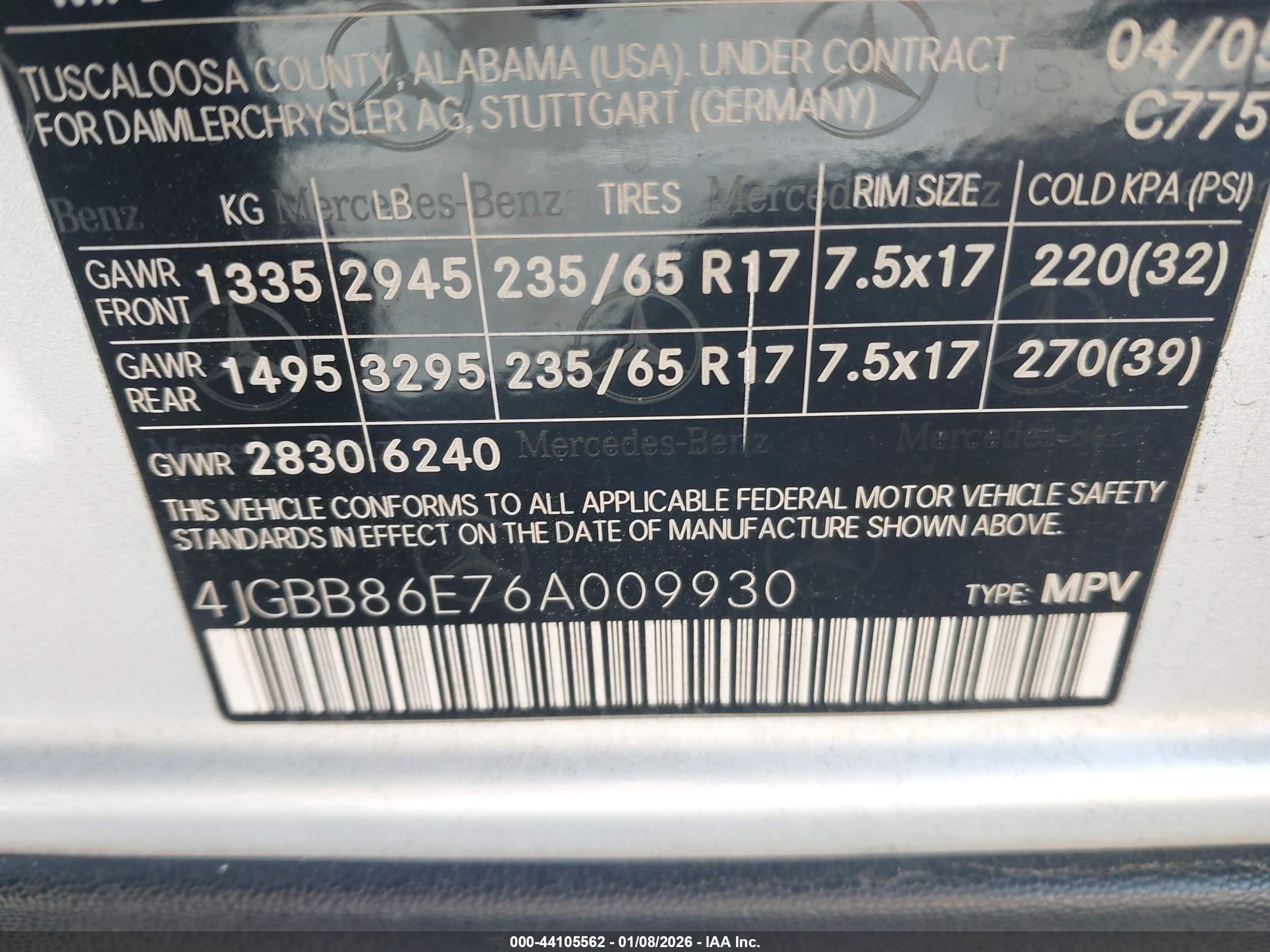 MERCEDES-BENZ ML image 9
