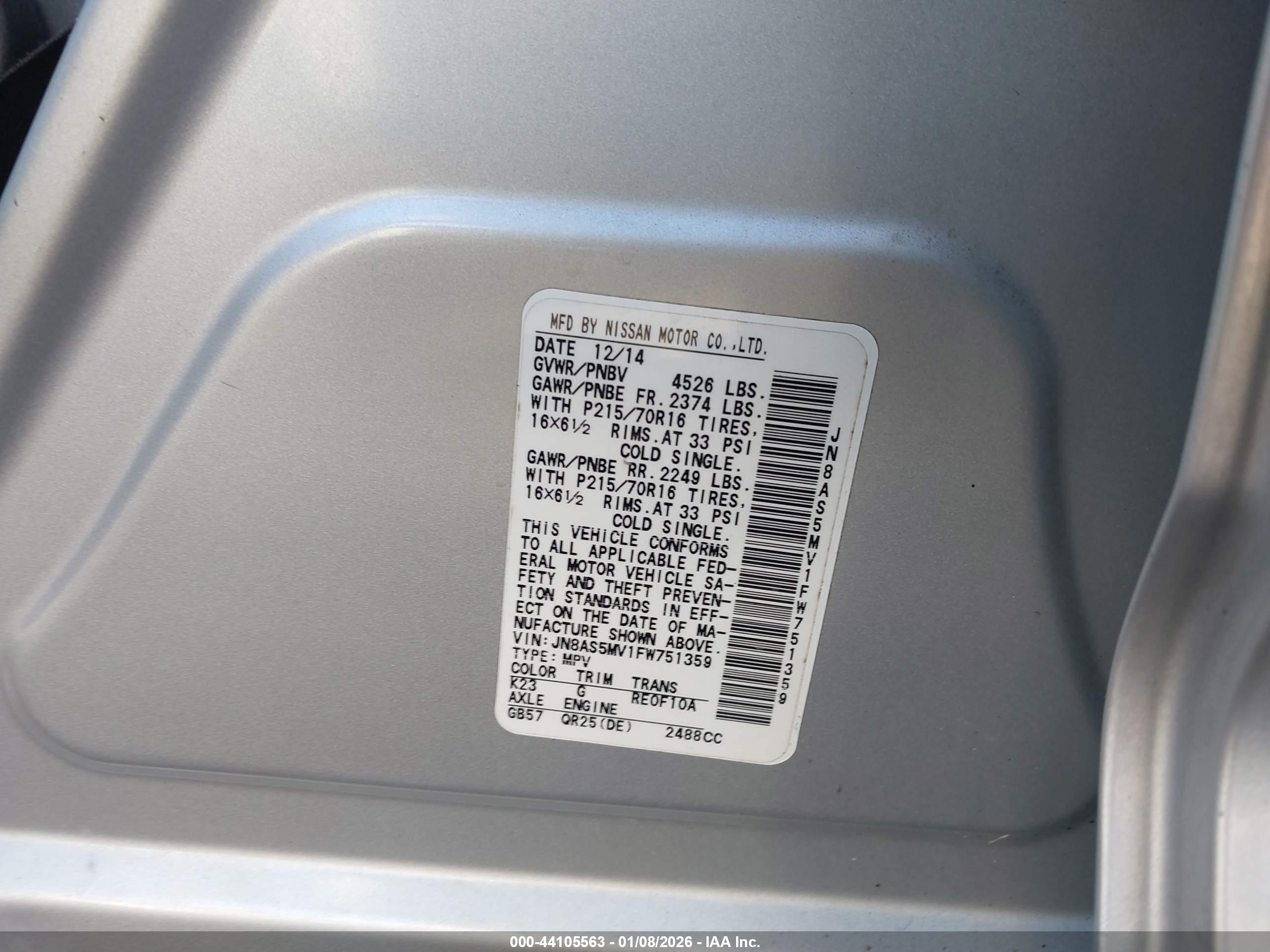 NISSAN ROGUE image 9