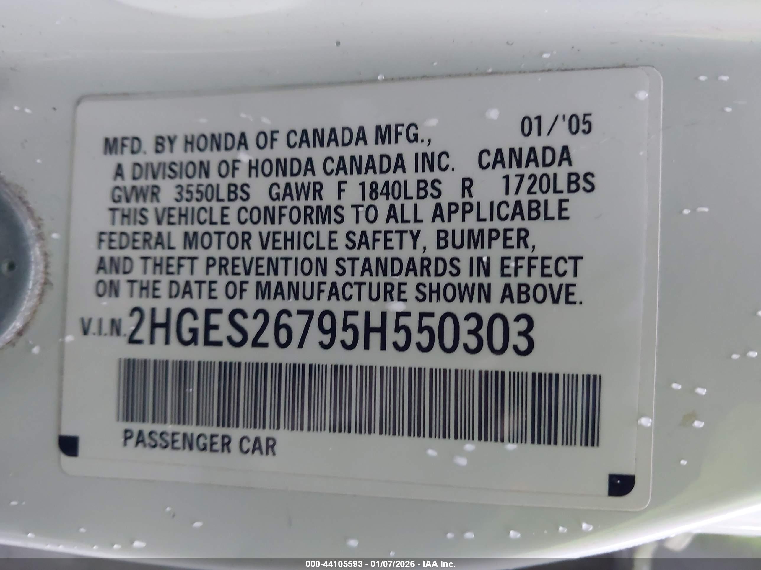 HONDA CIVIC image 9
