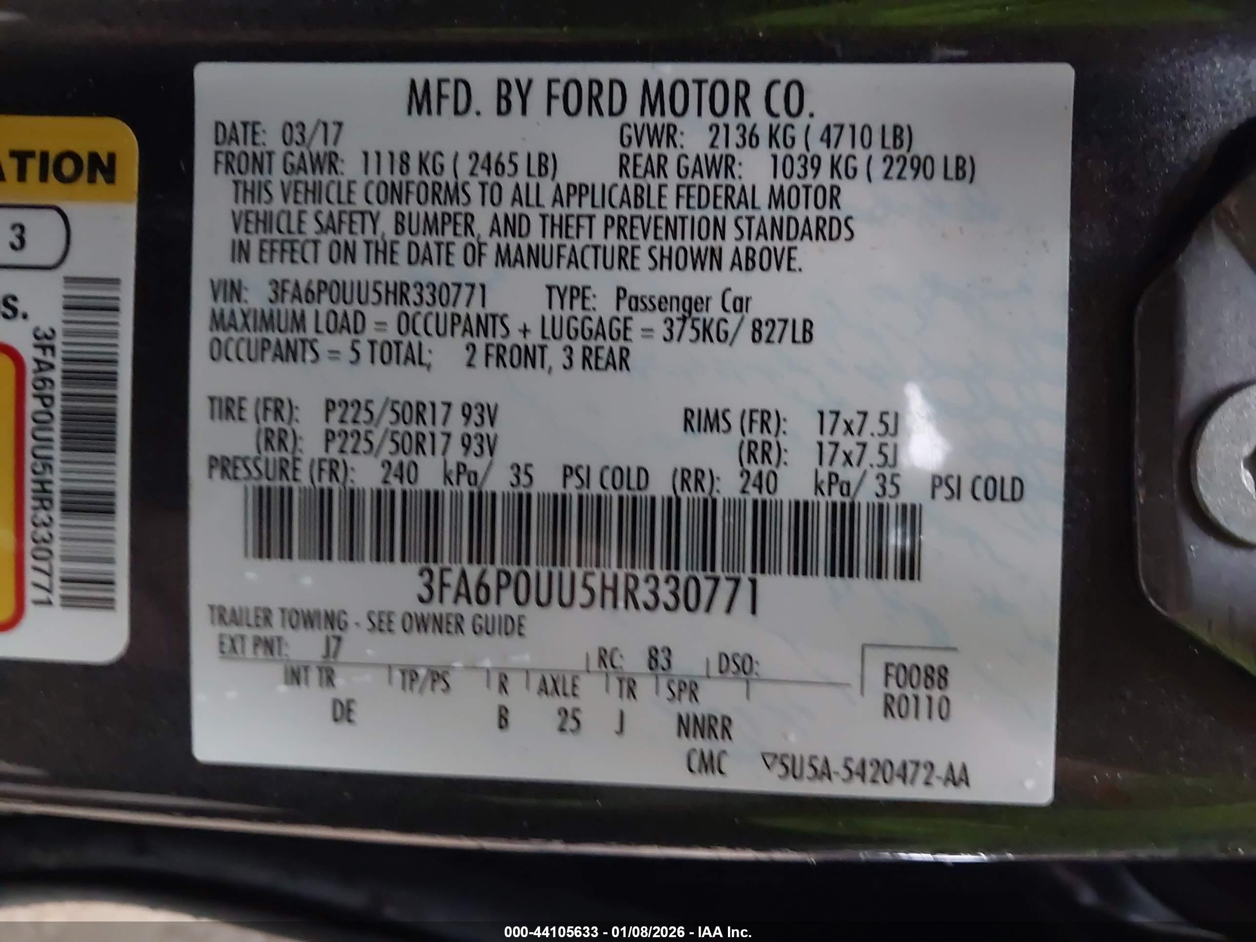 FORD FUSION image 9