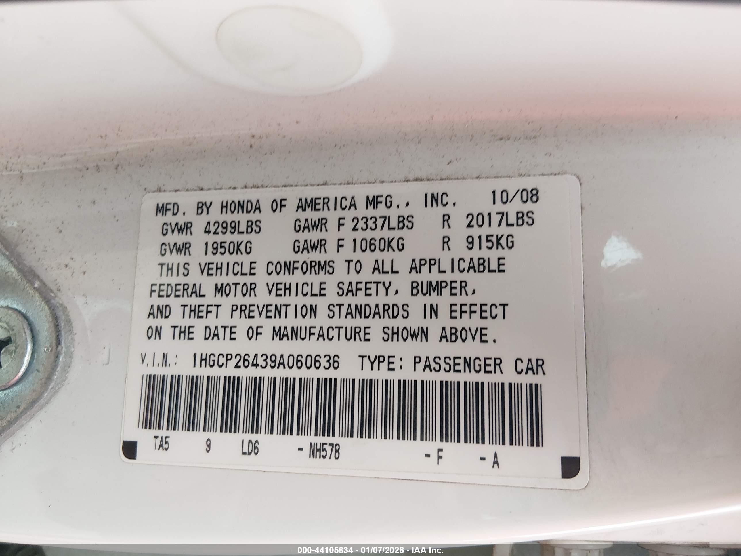 HONDA ACCORD image 9