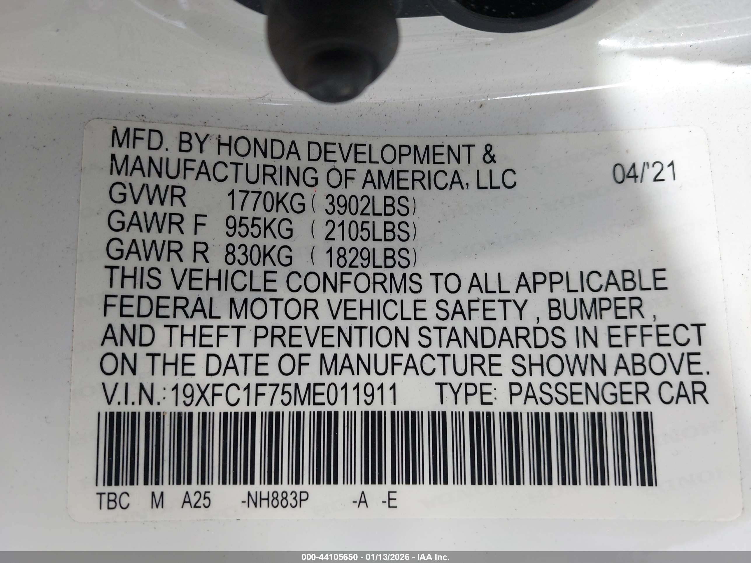 HONDA CIVIC image 9