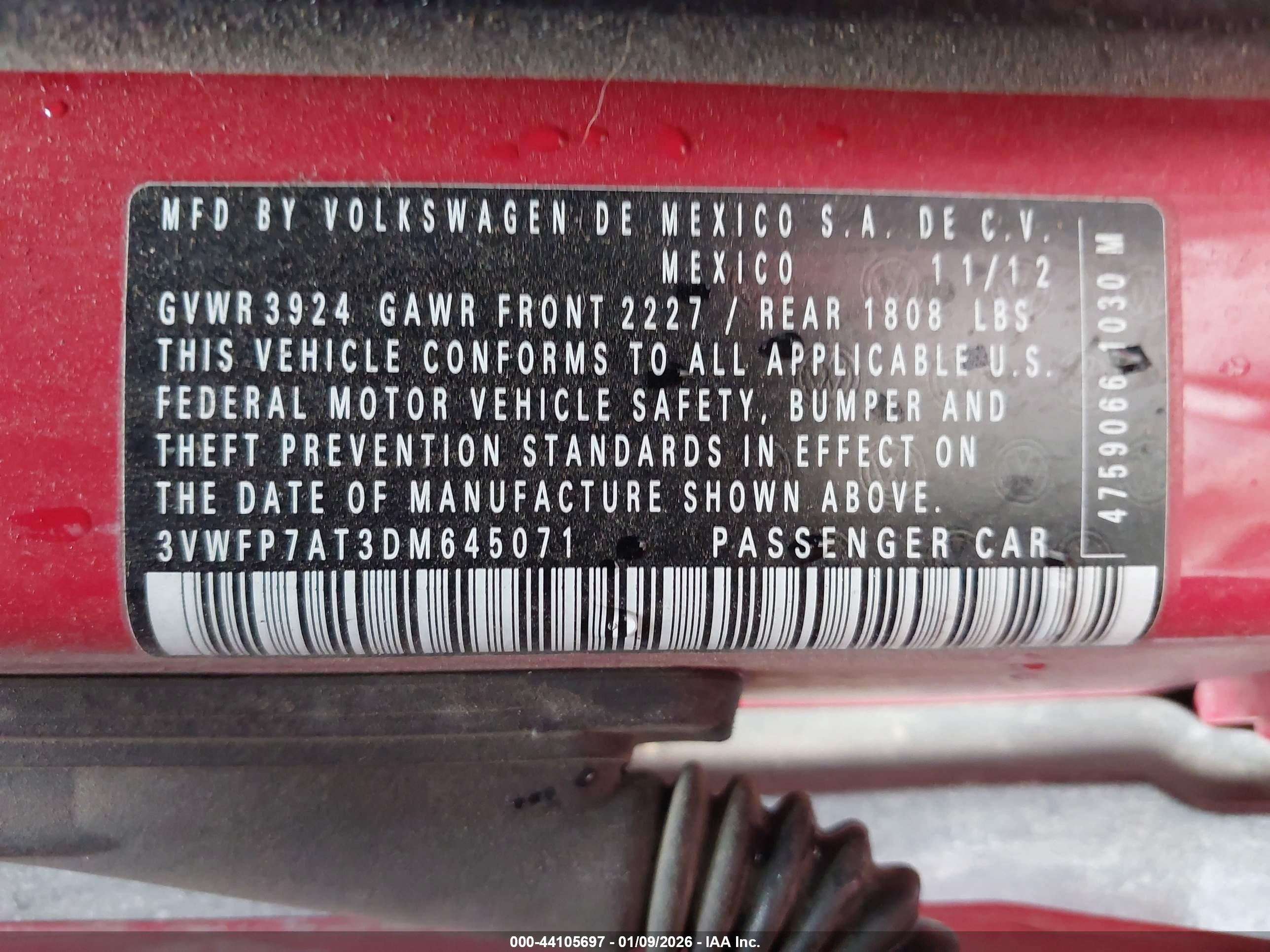 VOLKSWAGEN BEETLE image 9