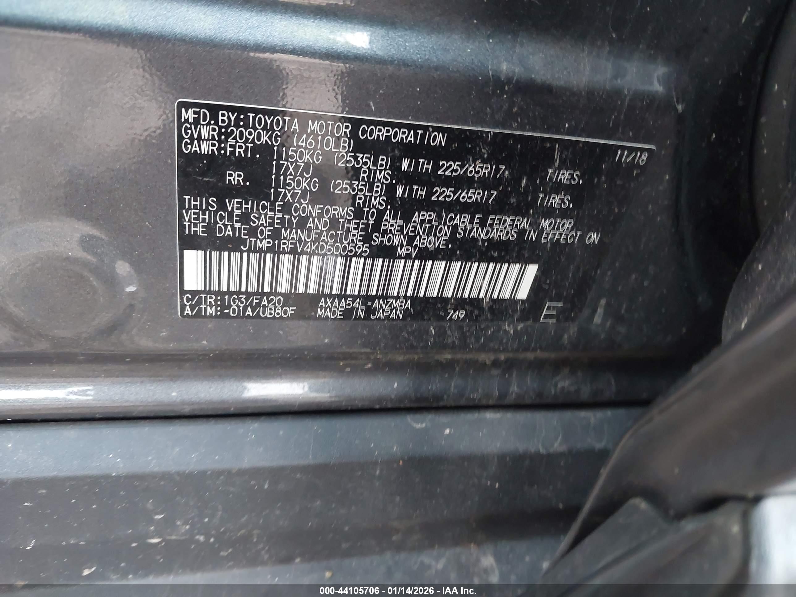 TOYOTA RAV4 image 9