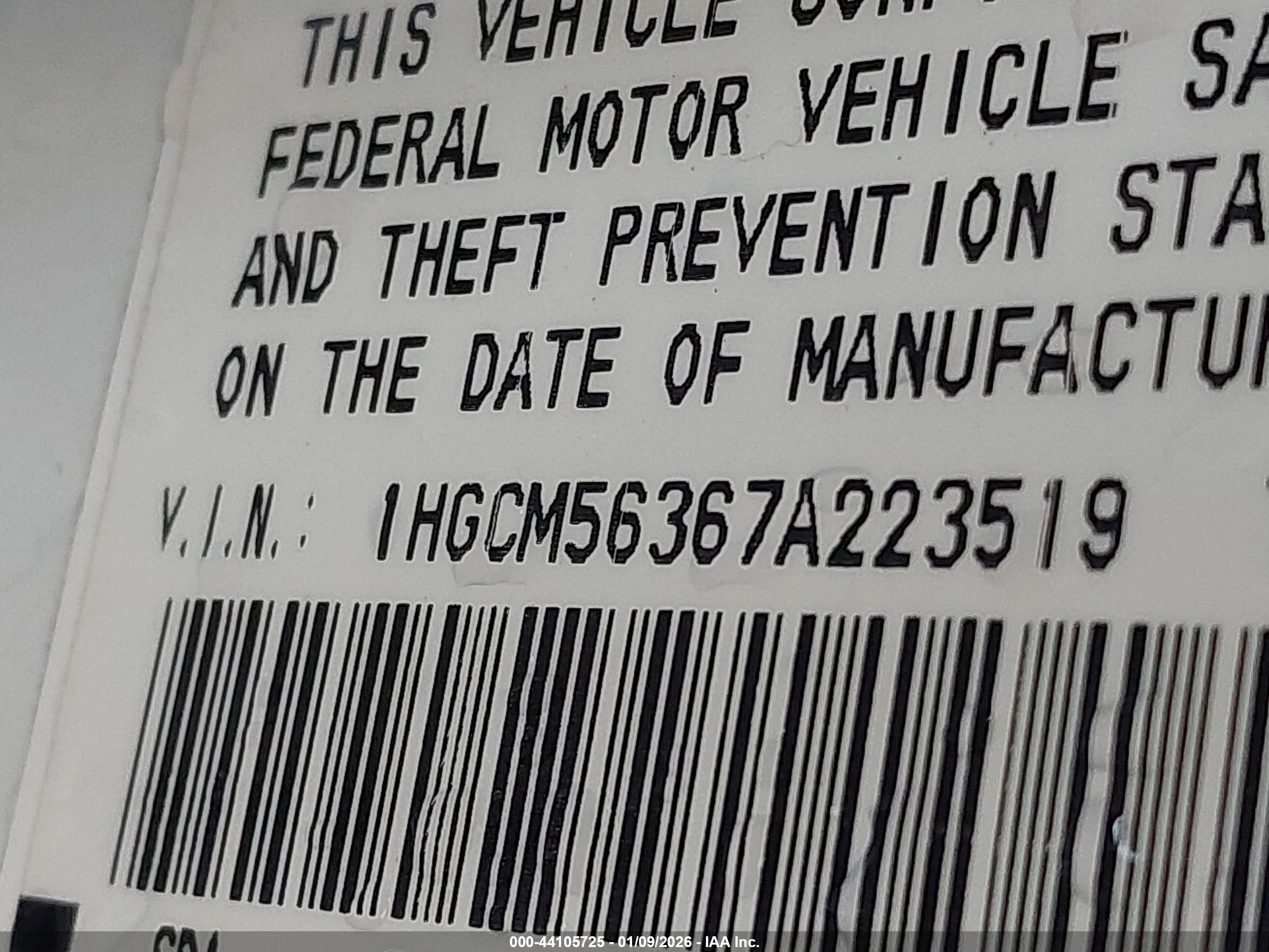 HONDA ACCORD image 9