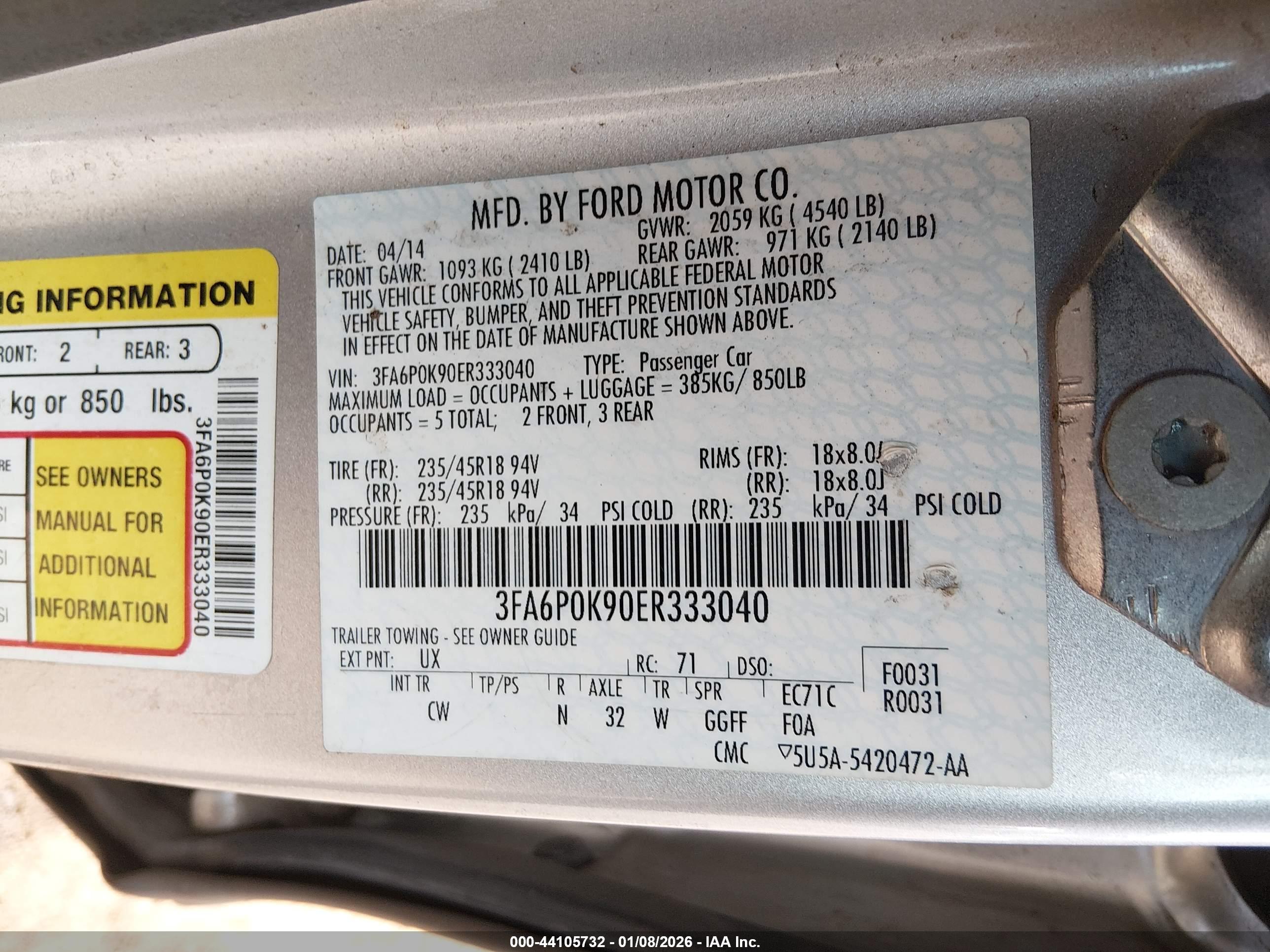 FORD FUSION image 9