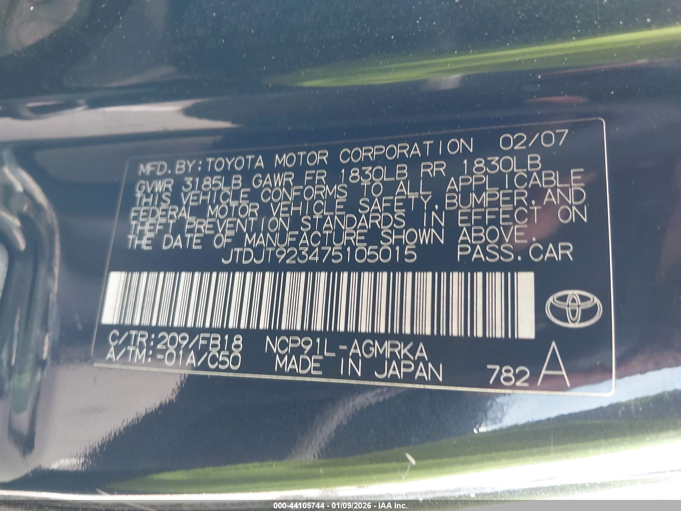 TOYOTA YARIS image 9