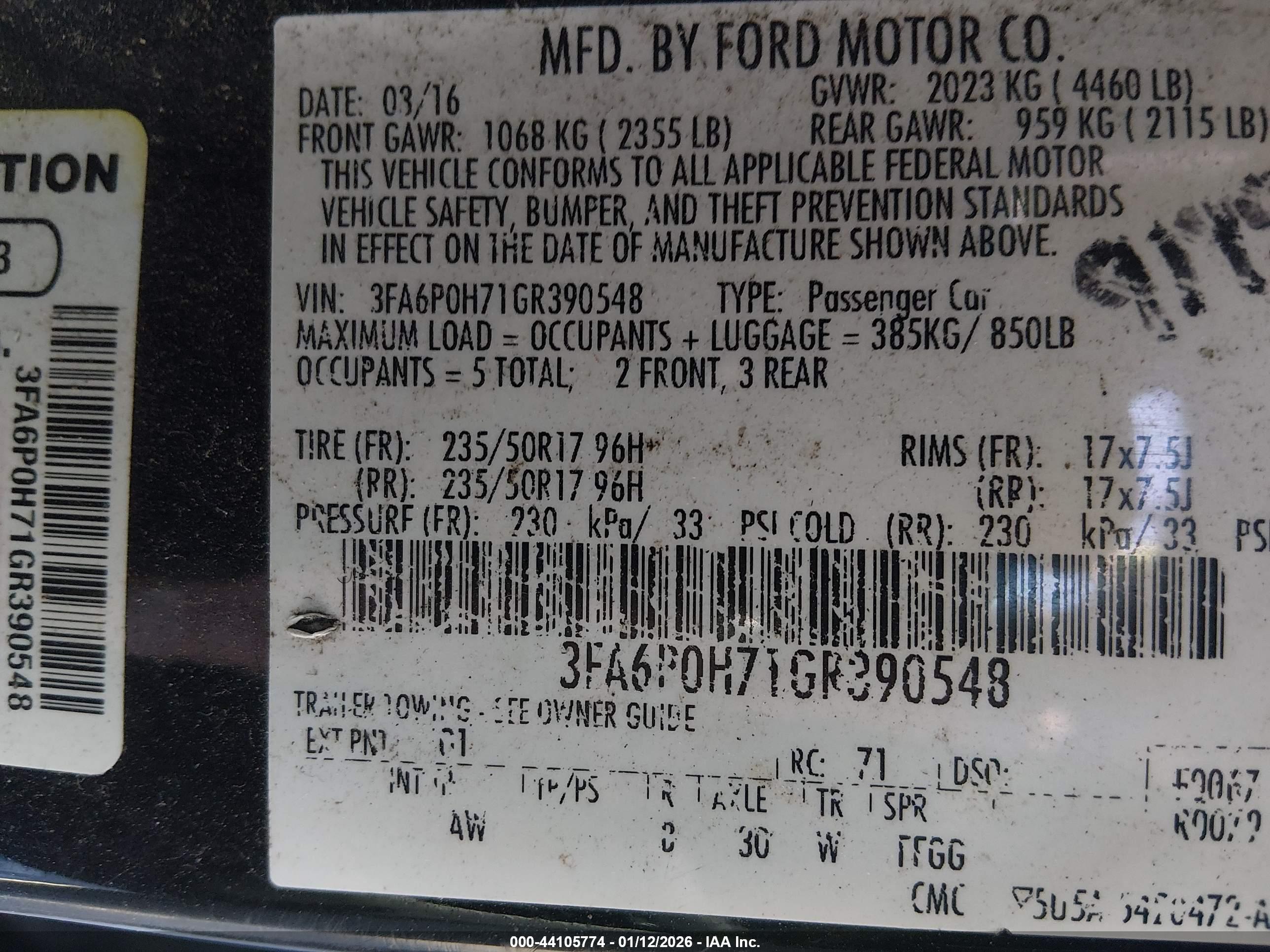 FORD FUSION image 9