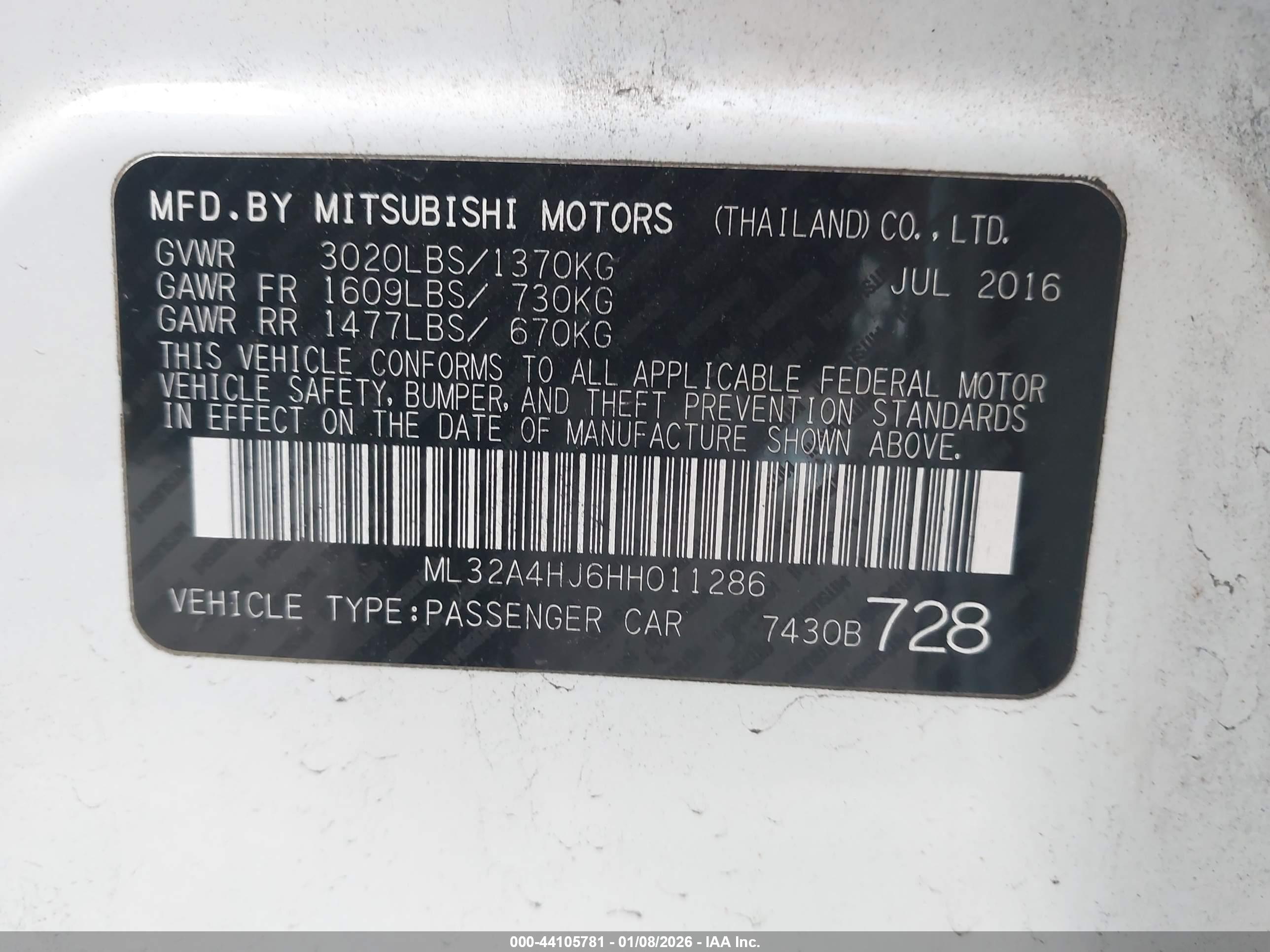 MITSUBISHI MIRAGE image 9