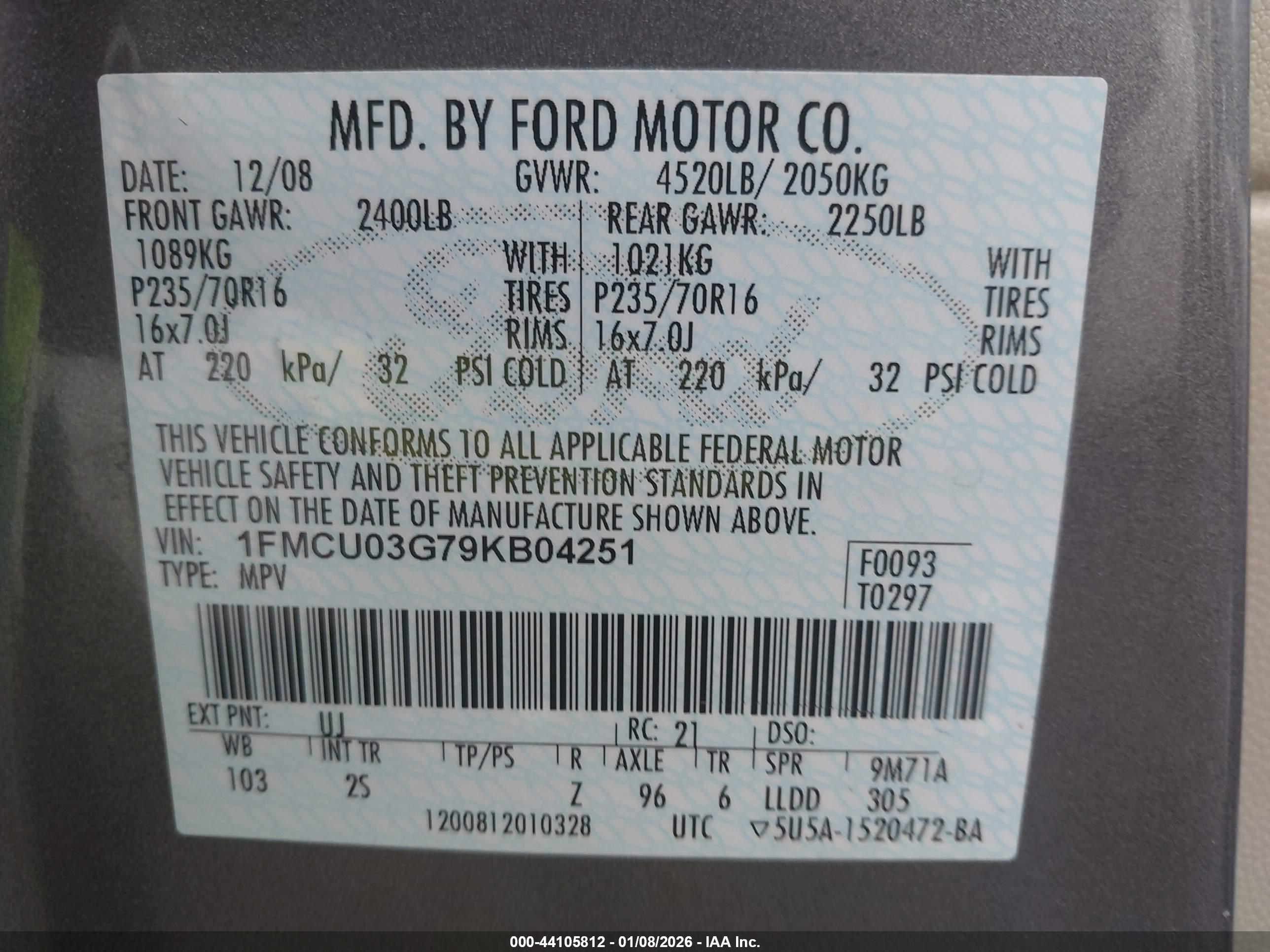 FORD ESCAPE image 9