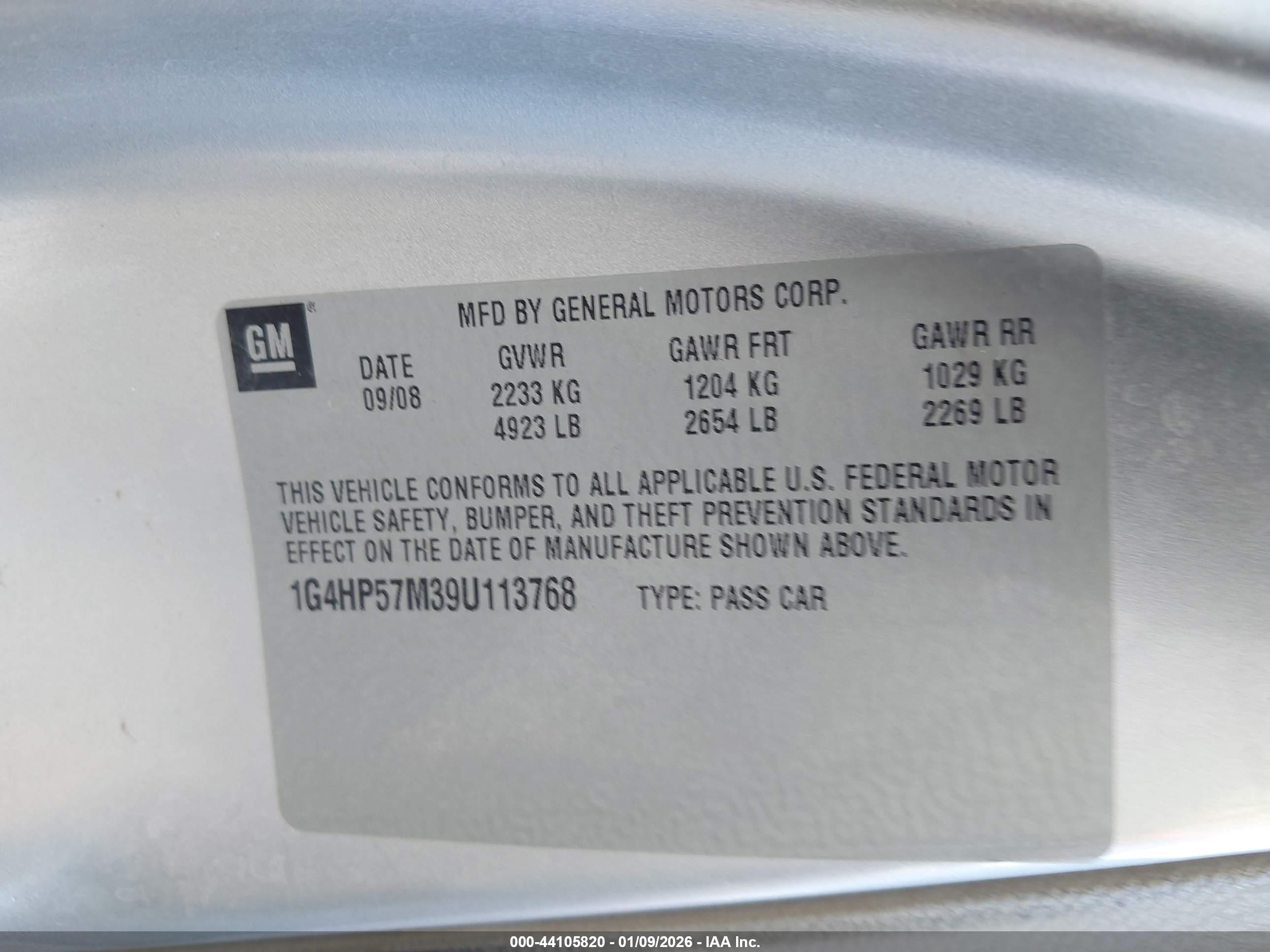 BUICK LUCERNE image 9