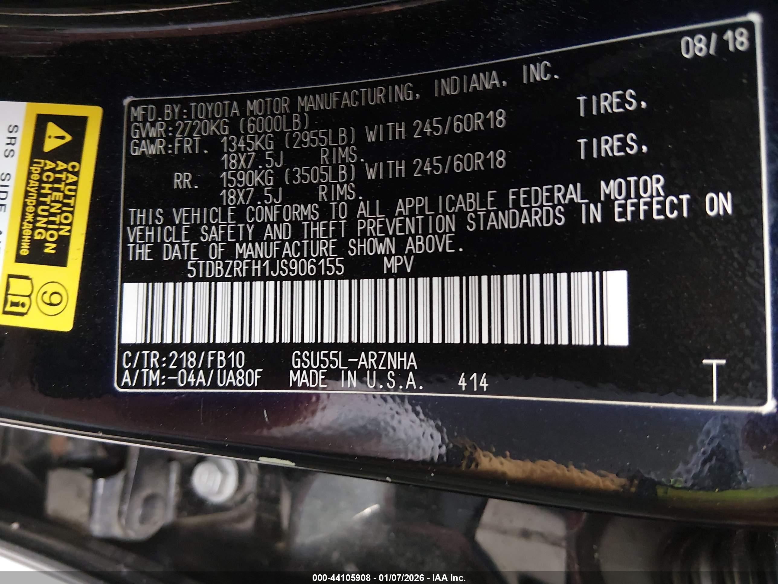 TOYOTA HIGHLANDER image 9