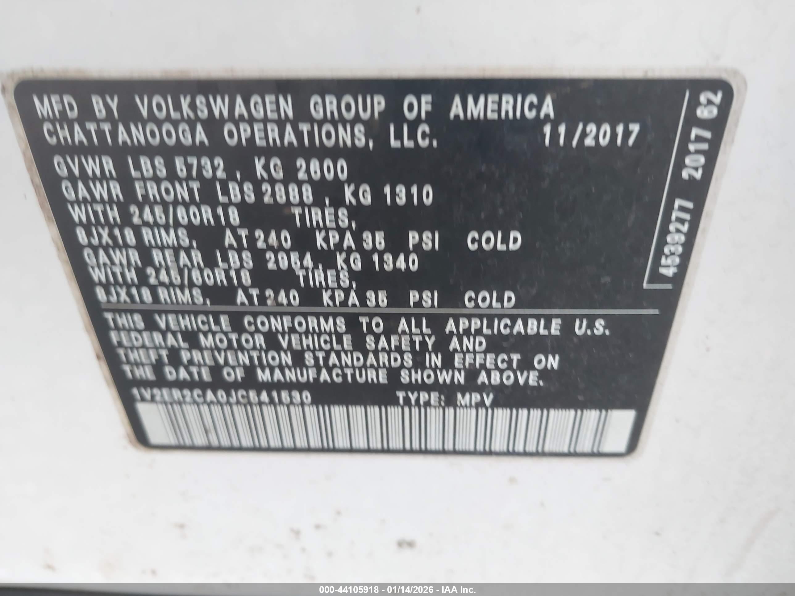 VOLKSWAGEN ATLAS image 9