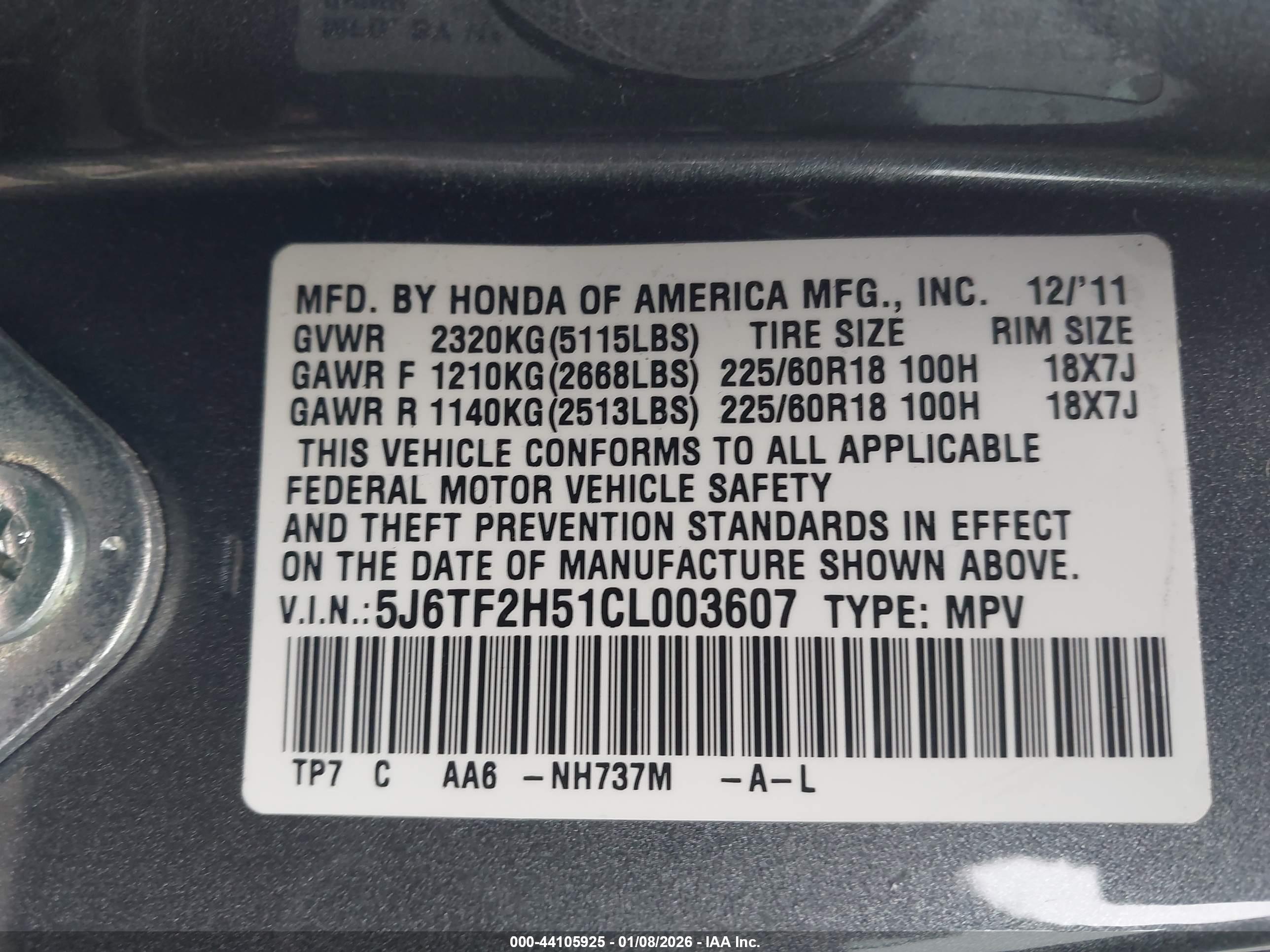 HONDA CROSSTOUR image 9