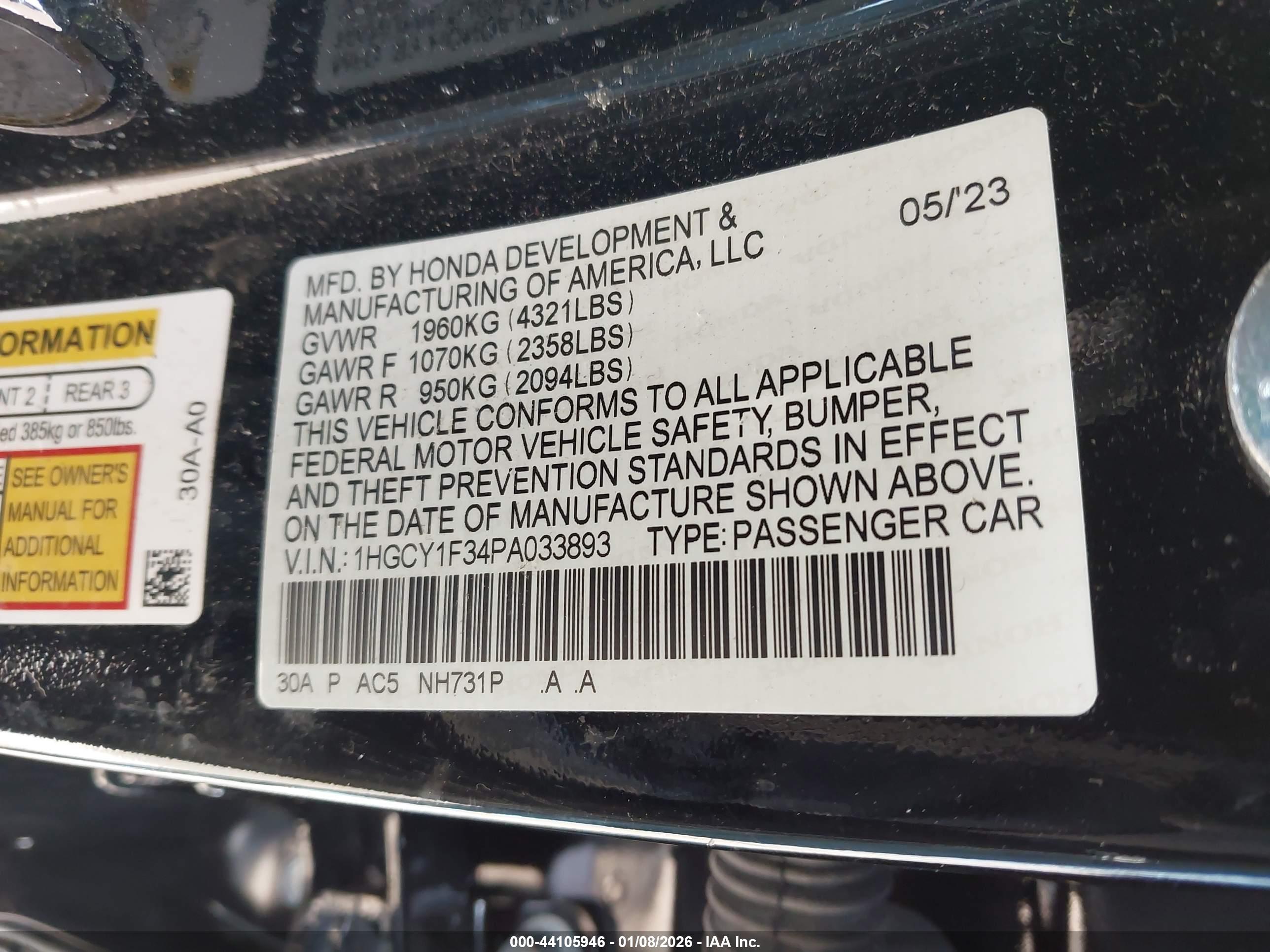 HONDA ACCORD image 9