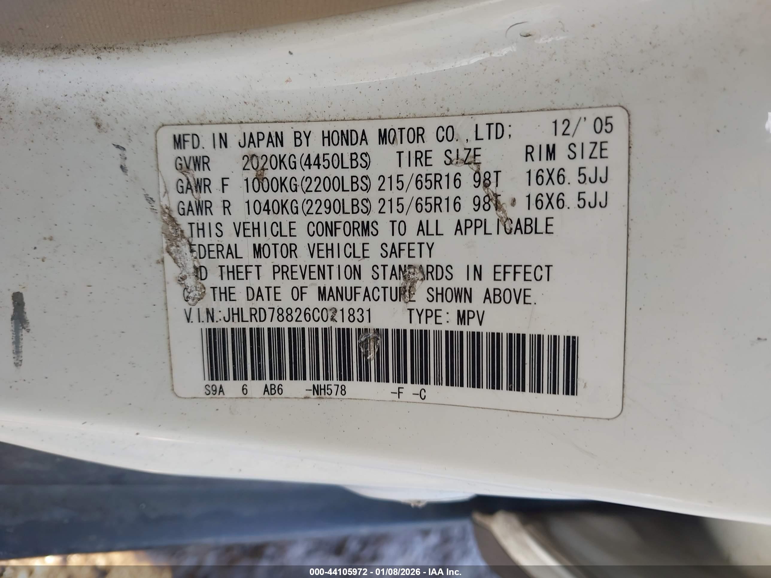 HONDA CR-V image 9