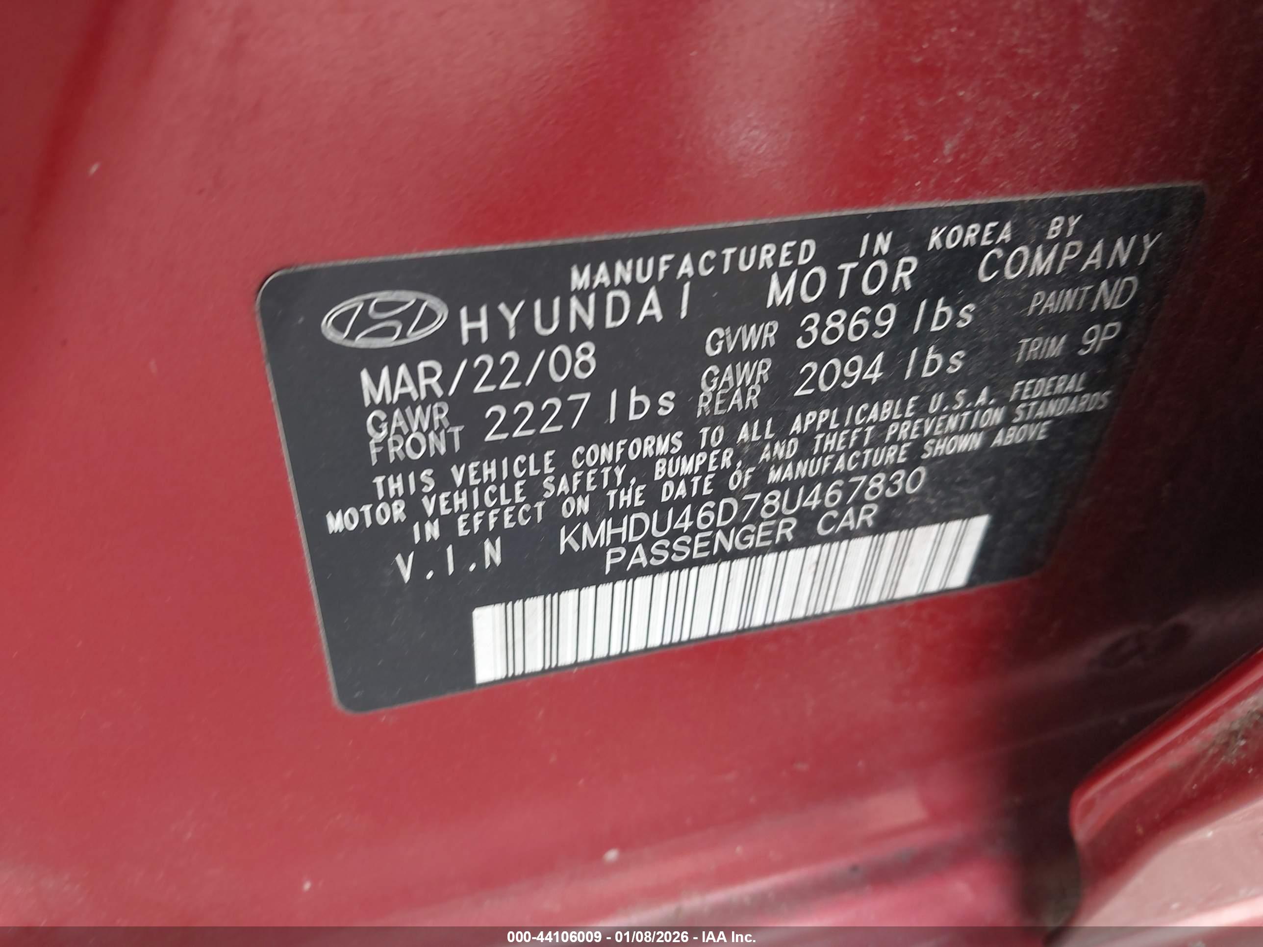 HYUNDAI ELANTRA image 9
