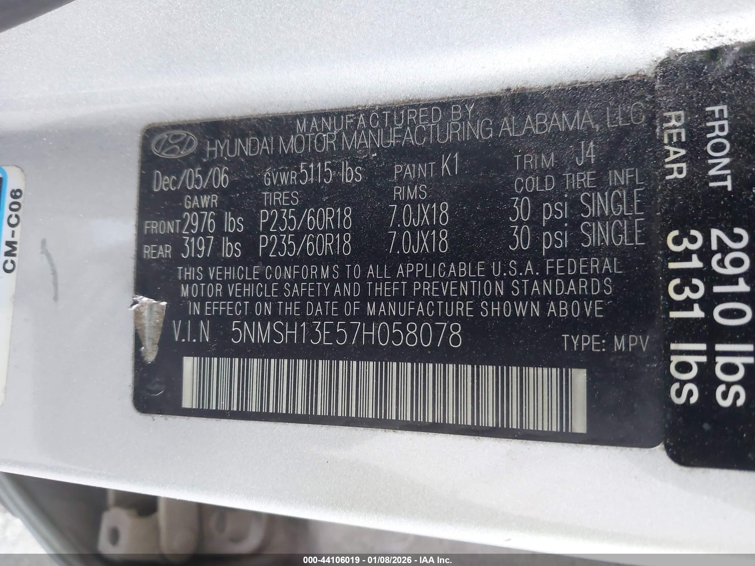 HYUNDAI SANTA image 9