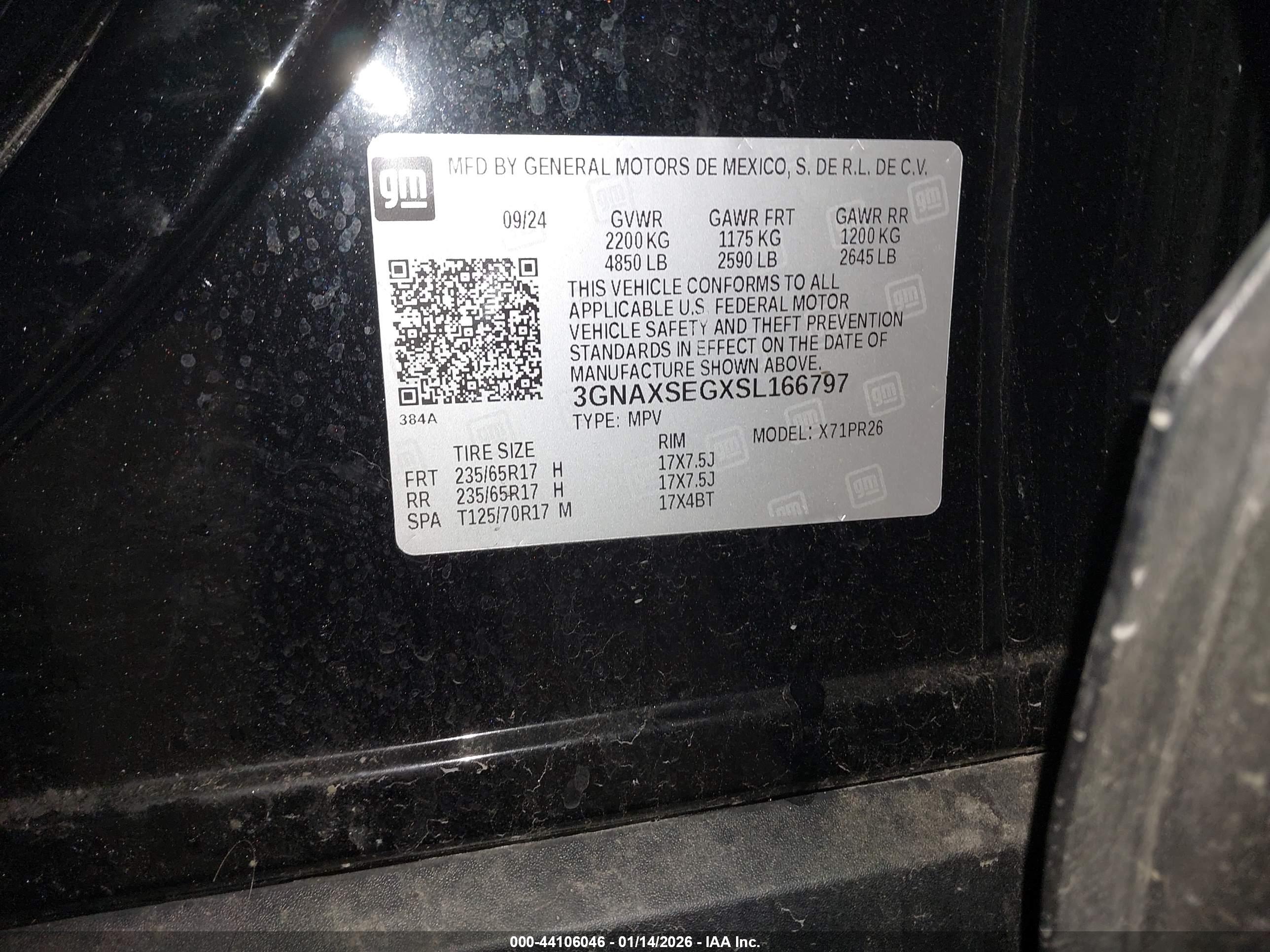 CHEVROLET EQUINOX image 9