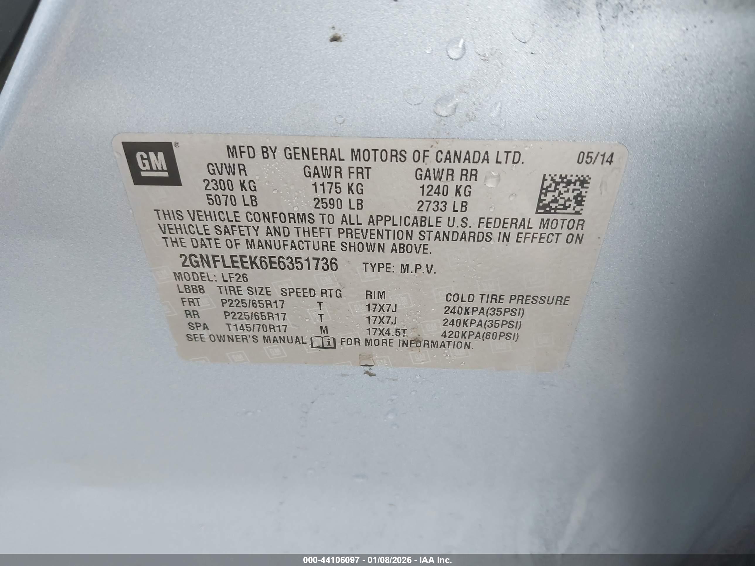 CHEVROLET EQUINOX image 9