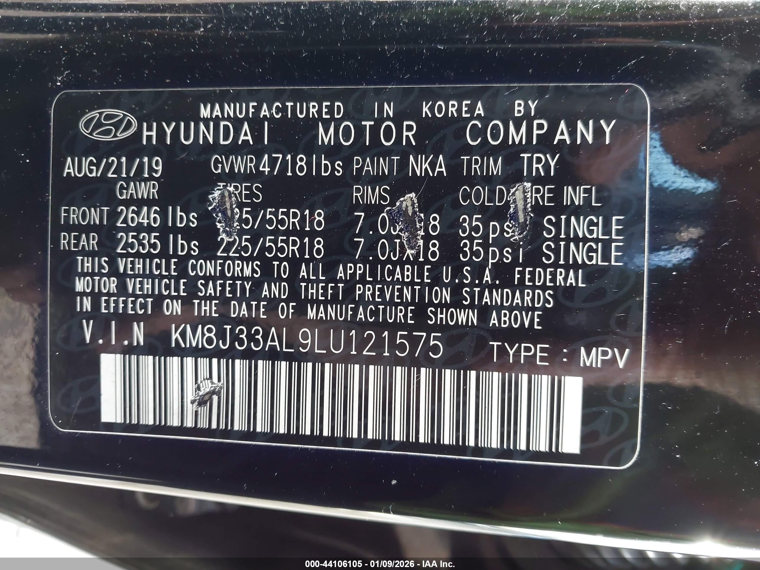 HYUNDAI TUCSON image 9