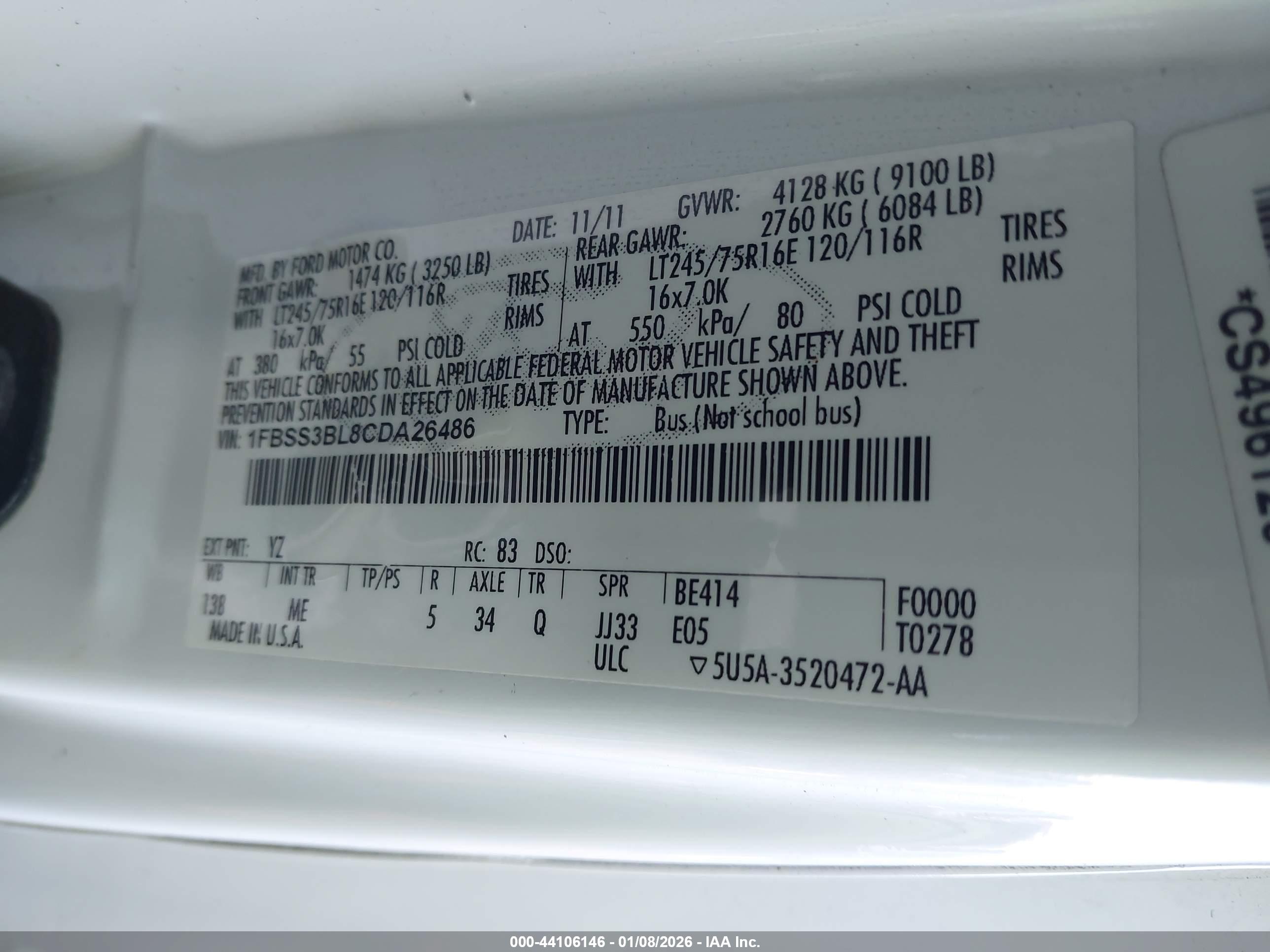 FORD E-350 image 9