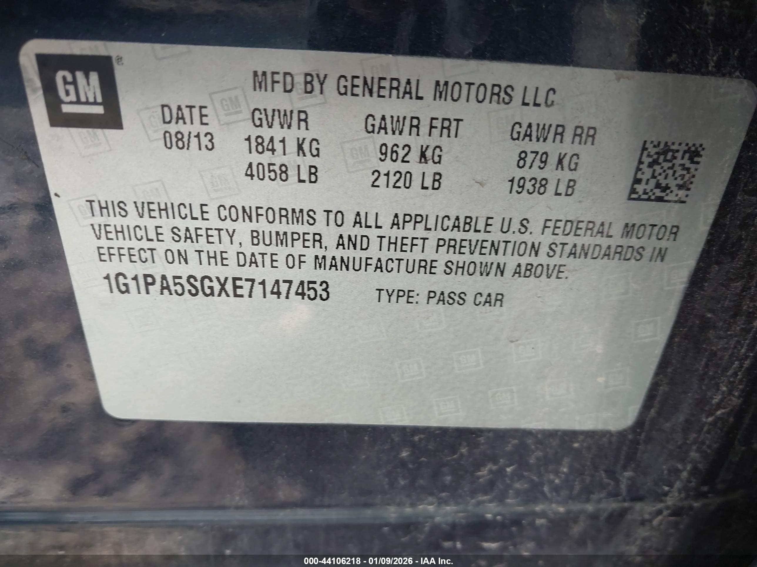 CHEVROLET CRUZE image 9