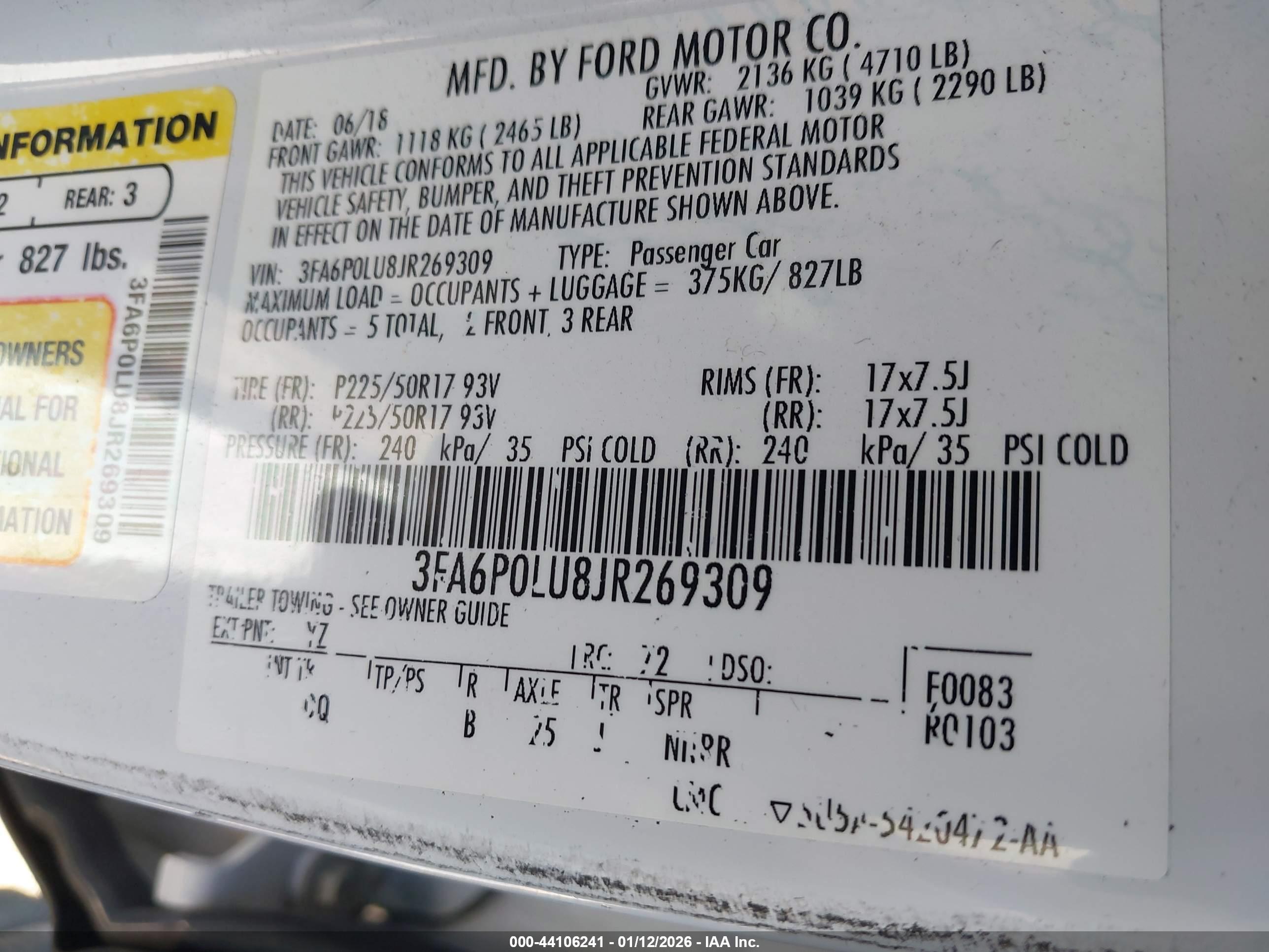 FORD FUSION image 9