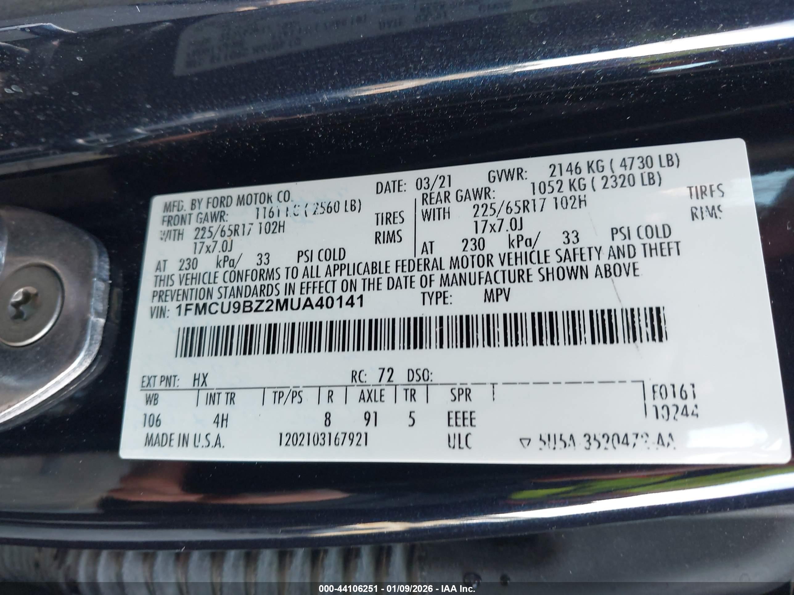 FORD ESCAPE image 9